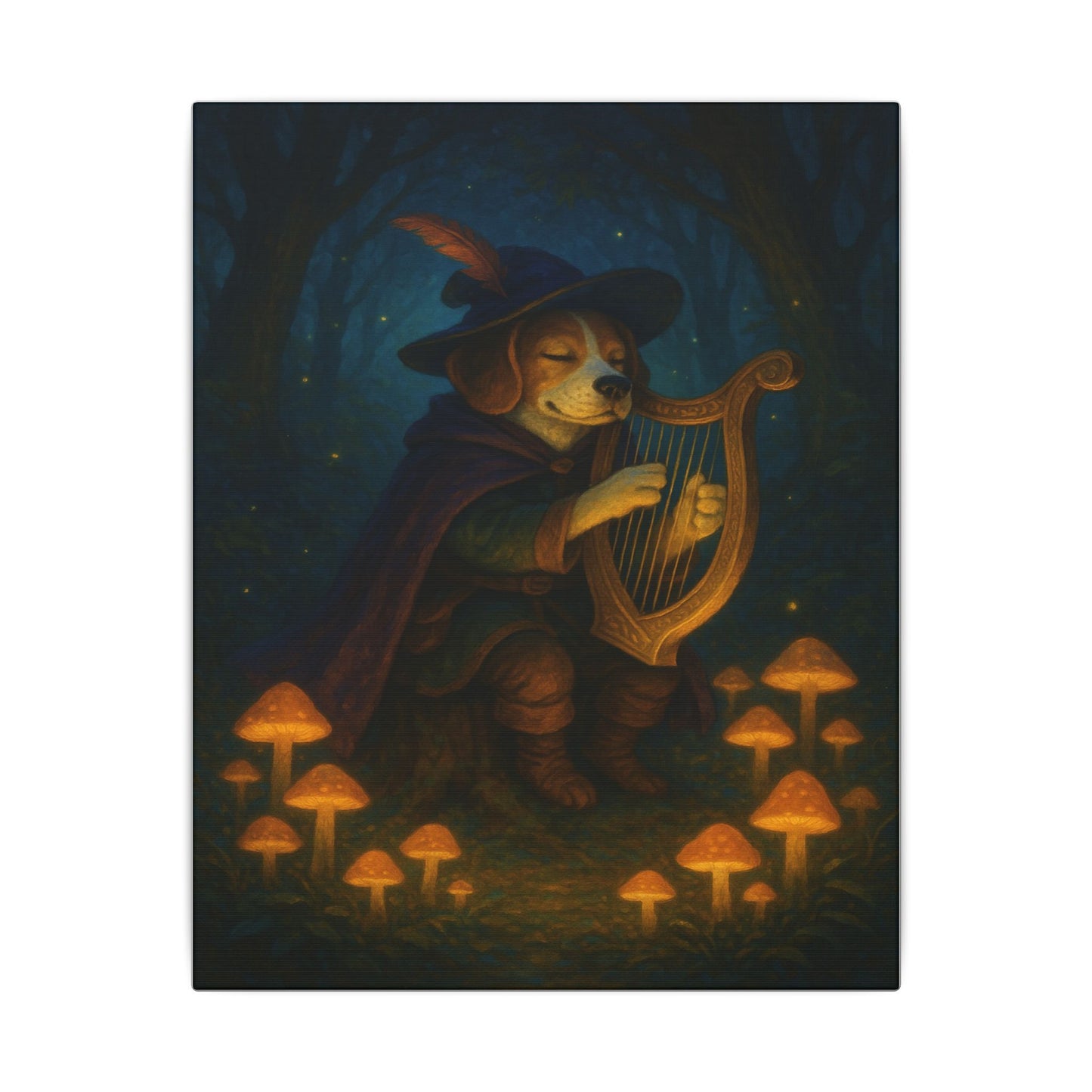 Moonlit Melody-Fantasy Dog Portraits - Fantasy Dog Portraits