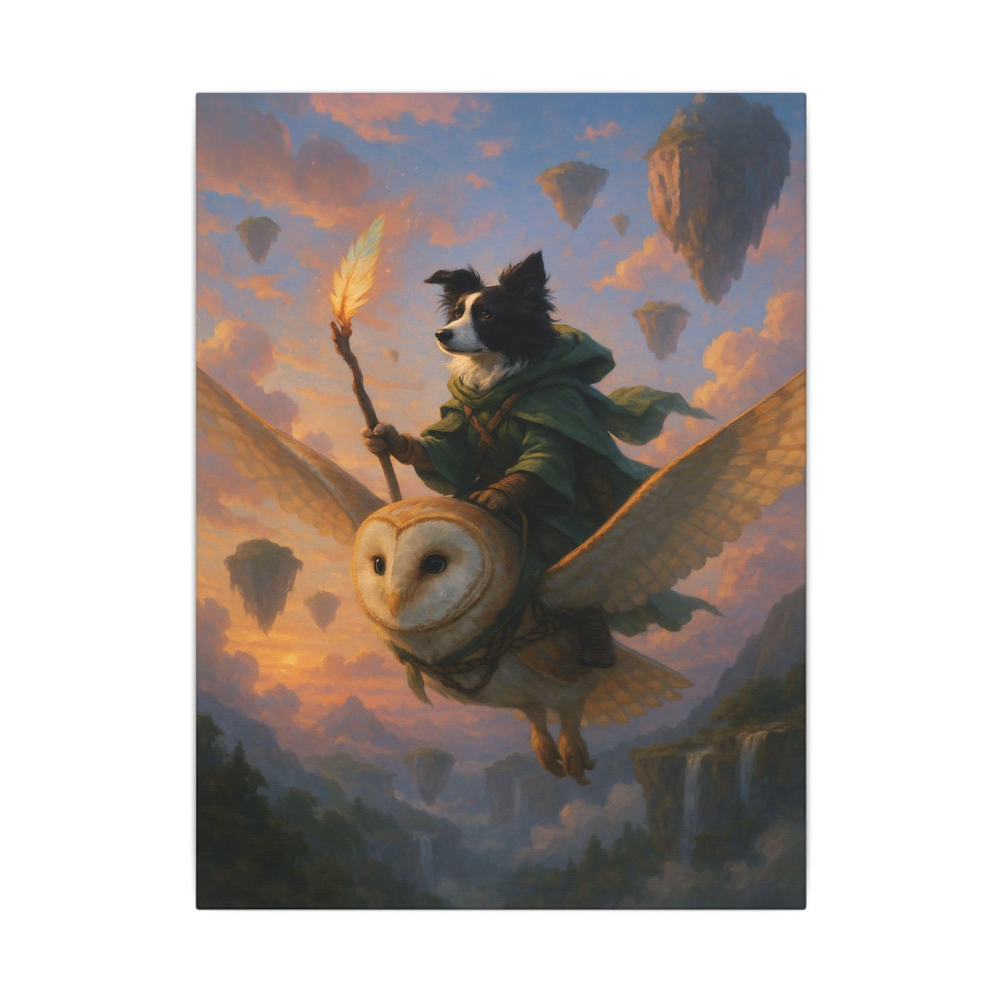 Skyward Companions-Fantasy Dog Portraits - Fantasy Dog Portraits