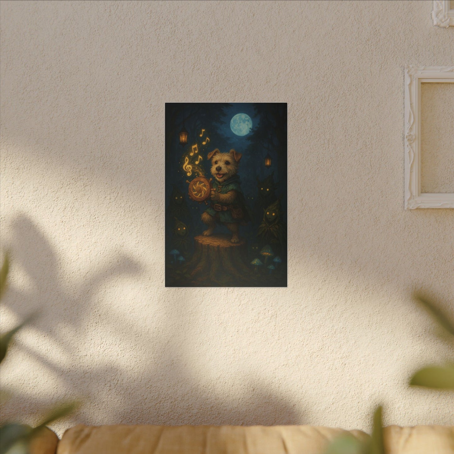 Moonlit Maestro-Fantasy Dog Portraits - Fantasy Dog Portraits