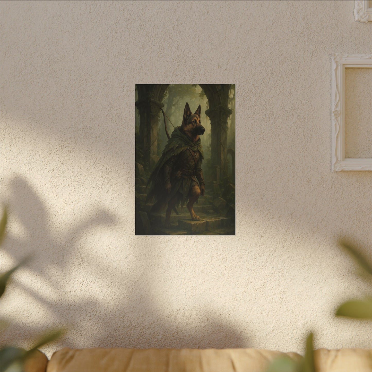 Guardian of the Misty Woods-Fantasy Dog Portraits - Fantasy Dog Portraits