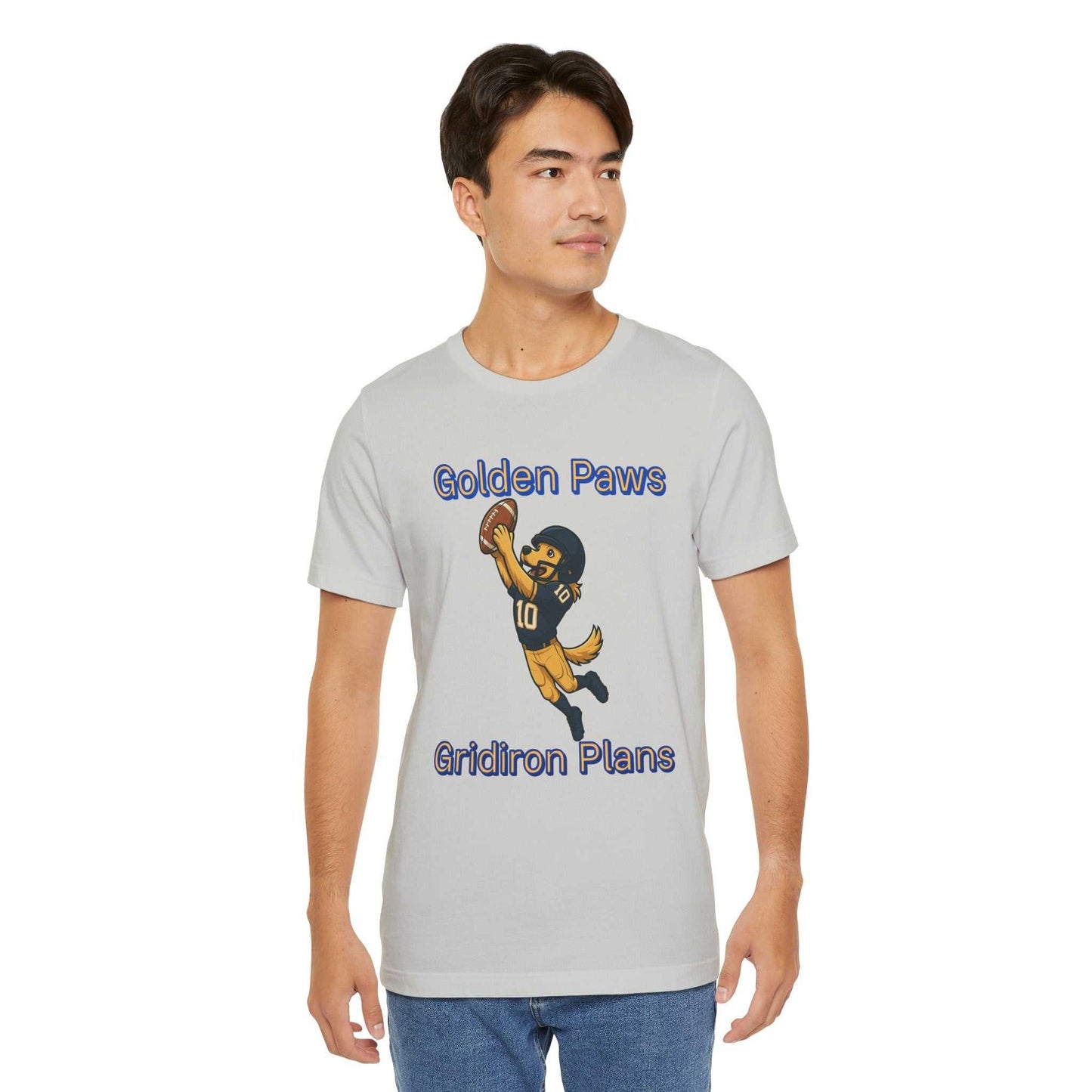 Gridiron Golden-Fantasy Dog Portraits - Fantasy Dog Portraits