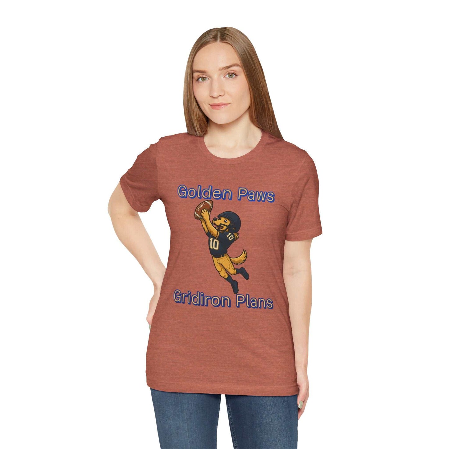 Gridiron Golden-Fantasy Dog Portraits - Fantasy Dog Portraits