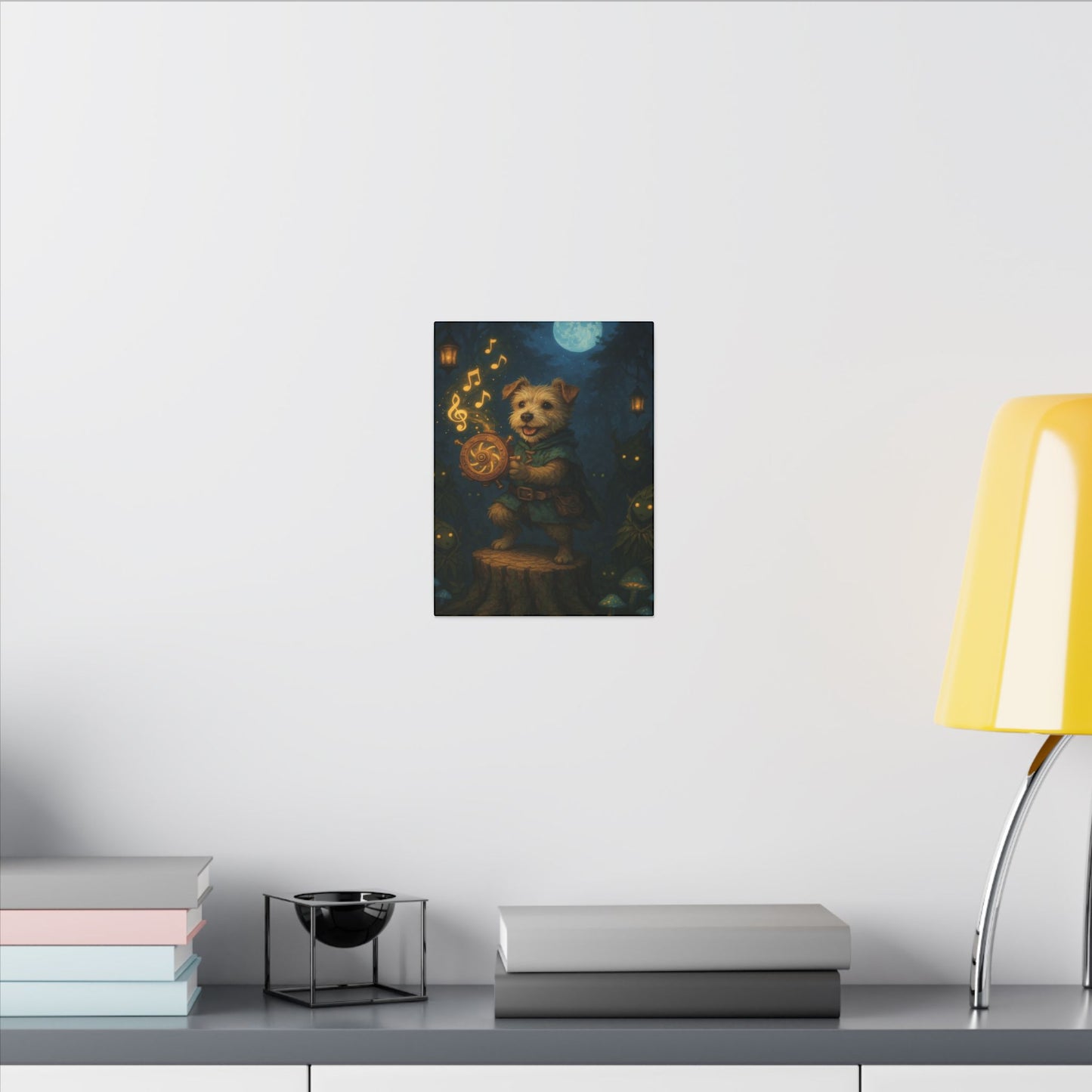 Moonlit Maestro-Fantasy Dog Portraits - Fantasy Dog Portraits