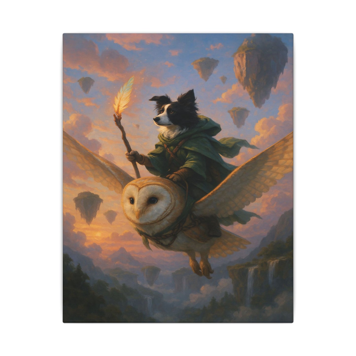 Skyward Companions-Fantasy Dog Portraits - Fantasy Dog Portraits
