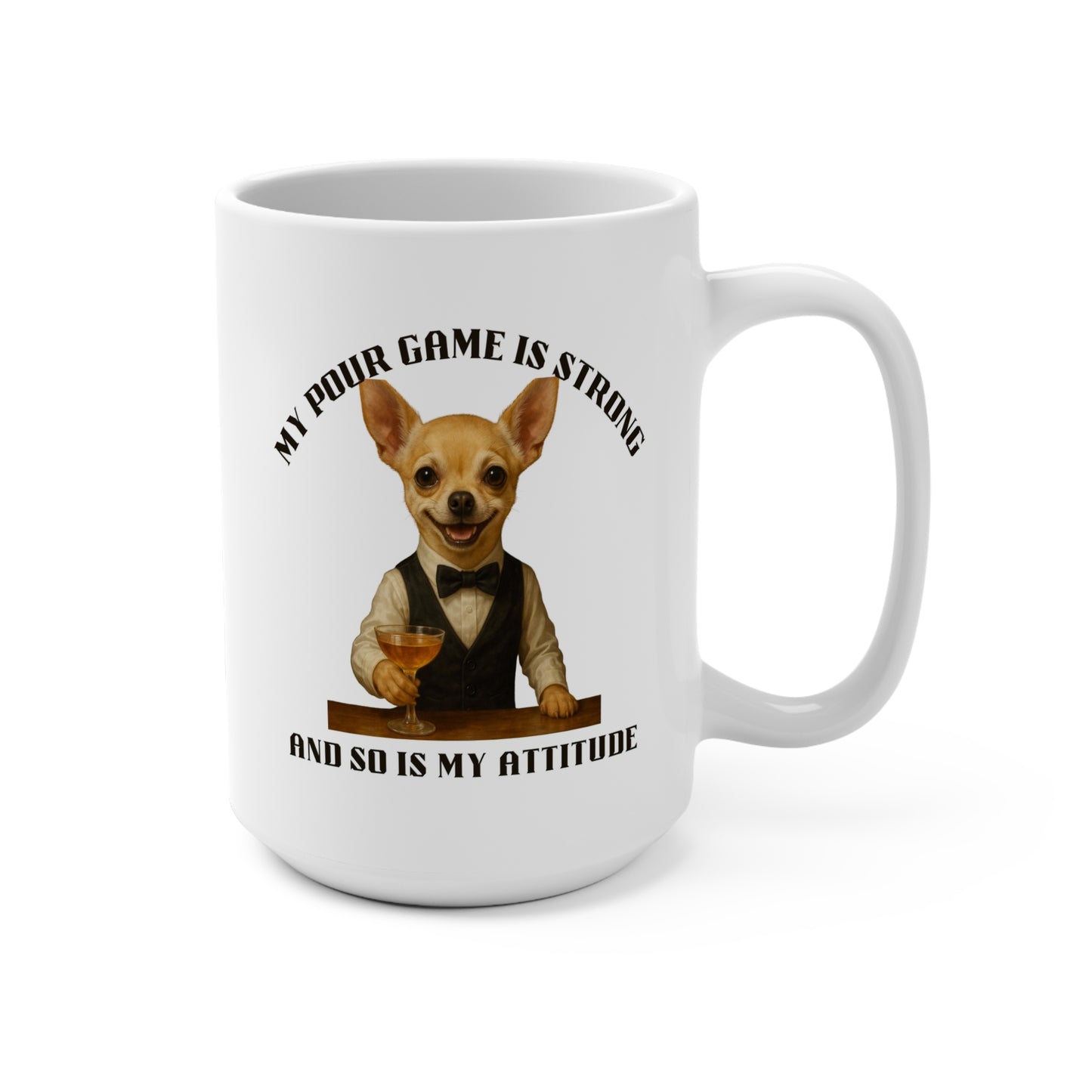 Charming Chihuahua Mug - Perfect for Dog Lovers, Funny Gift for Pet Owners, Coffee or Tea Mug, Best for Birthdays or Celebrations