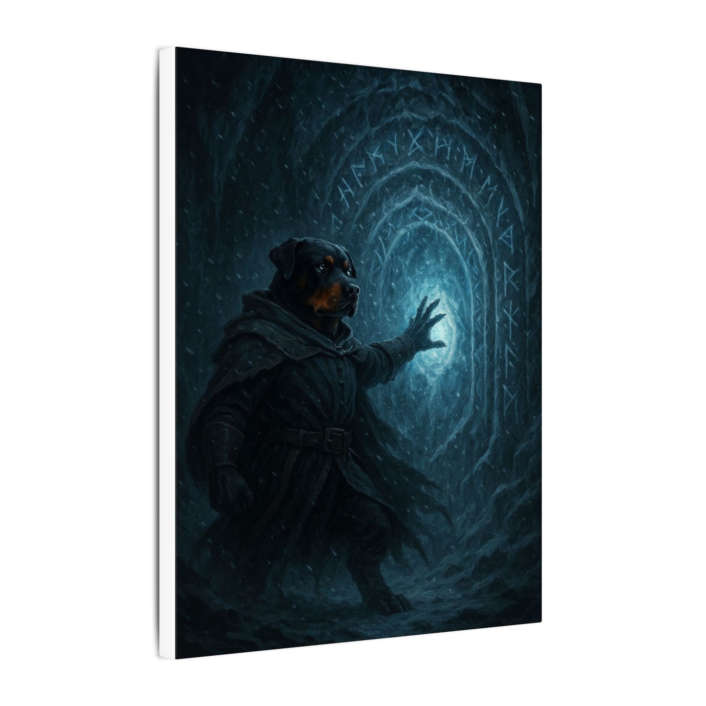Threshold of Frost-Fantasy Dog Portraits - Fantasy Dog Portraits