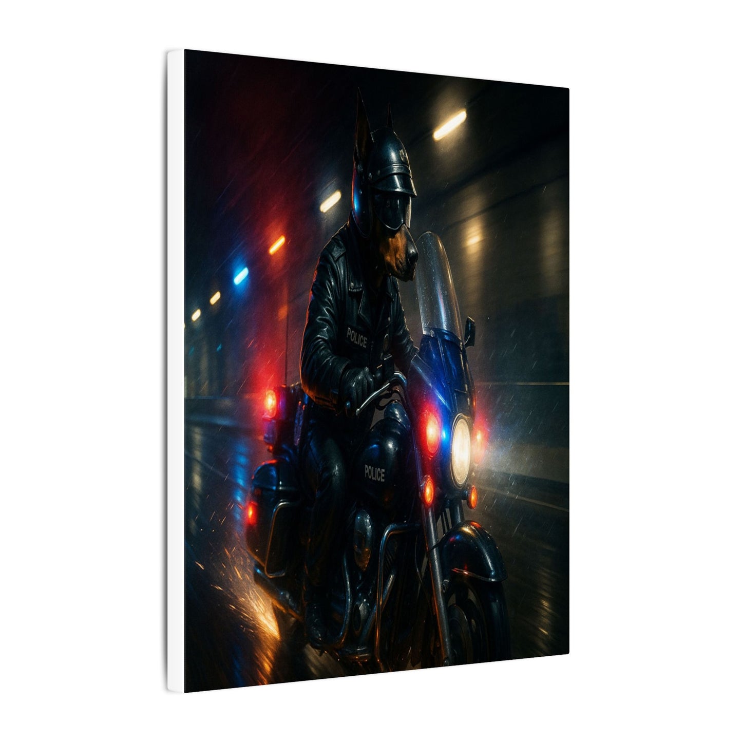 Nightwatch Patrol
Urban Sentinel
Wet Streets-Fantasy Dog Portraits - Fantasy Dog Portraits