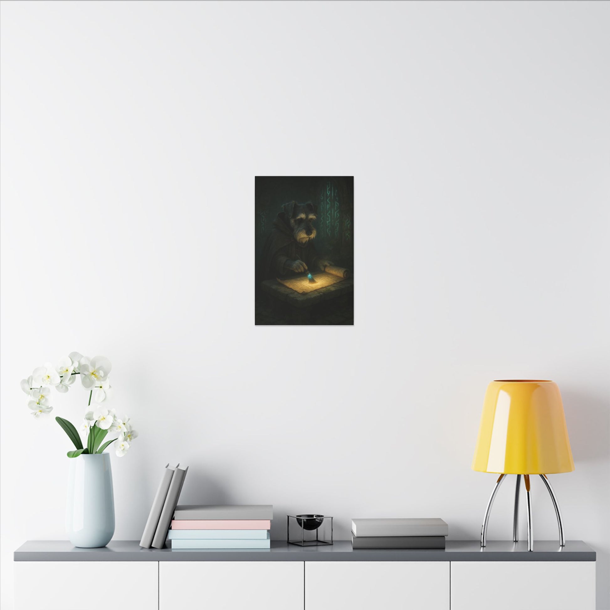 The Mystic Scribe-Fantasy Dog Portraits - Fantasy Dog Portraits
