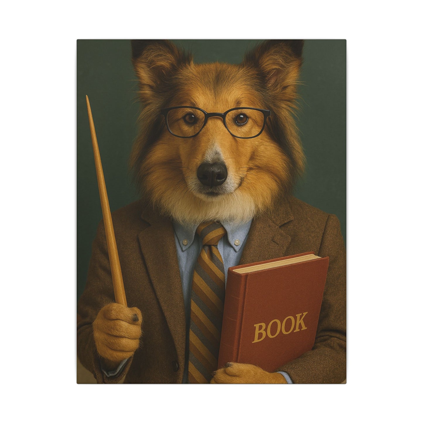 Professor Paws-Fantasy Dog Portraits - Fantasy Dog Portraits