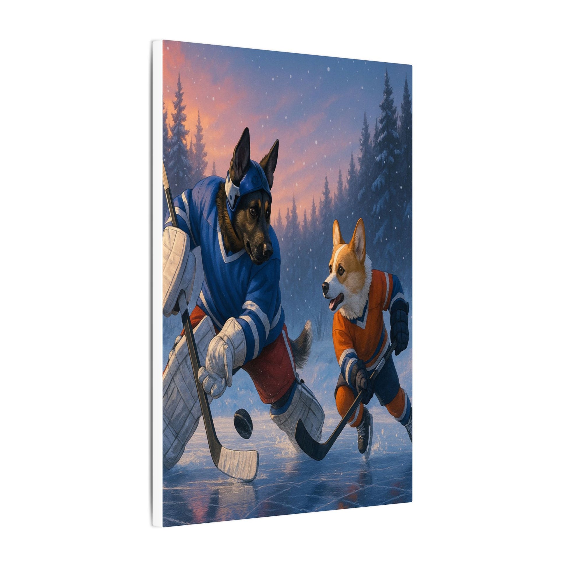 Paws on Ice-Fantasy Dog Portraits - Fantasy Dog Portraits