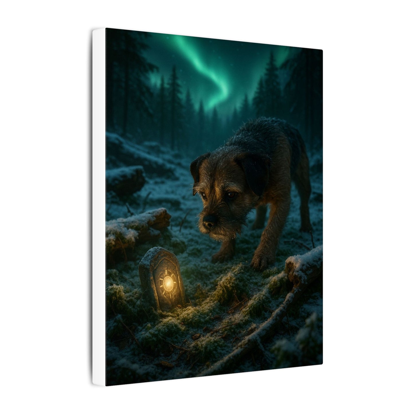 Guardian of the Frost-Fantasy Dog Portraits - Fantasy Dog Portraits