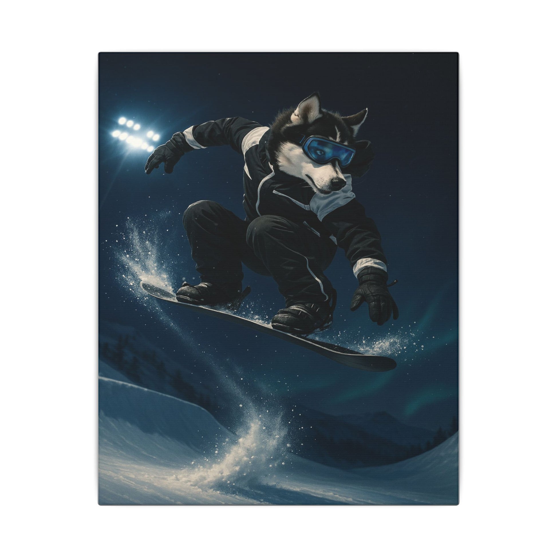 Husky Boarder-Fantasy Dog Portraits - Fantasy Dog Portraits