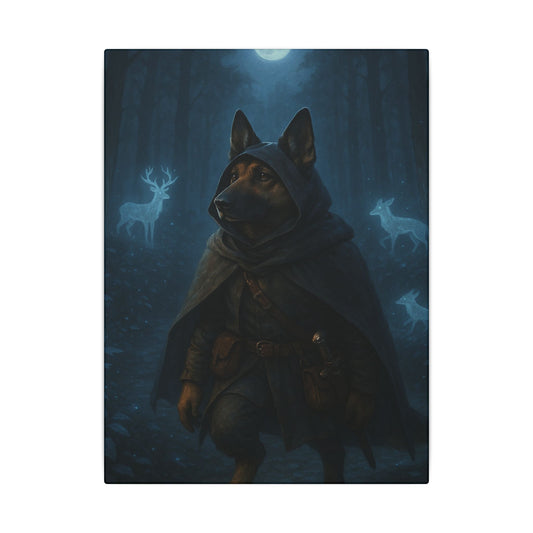 Guardian of the Misty Realm-Fantasy Dog Portraits - Fantasy Dog Portraits