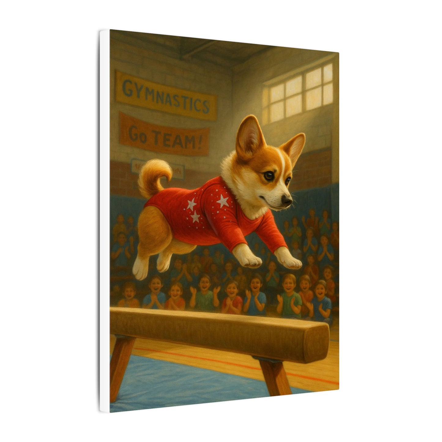 Corgi Gymnastics-Fantasy Dog Portraits - Fantasy Dog Portraits