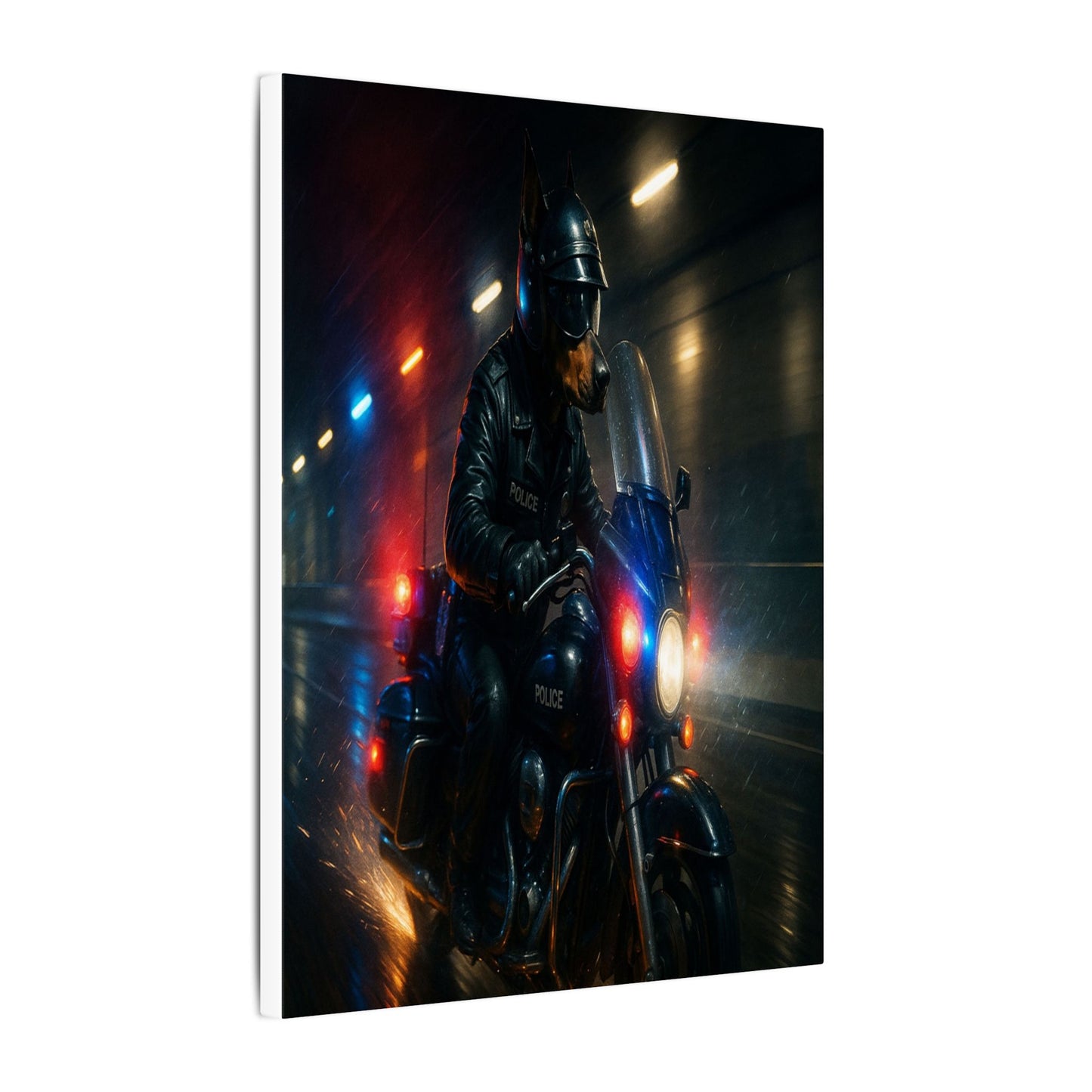 Nightwatch Patrol
Urban Sentinel
Wet Streets-Fantasy Dog Portraits - Fantasy Dog Portraits