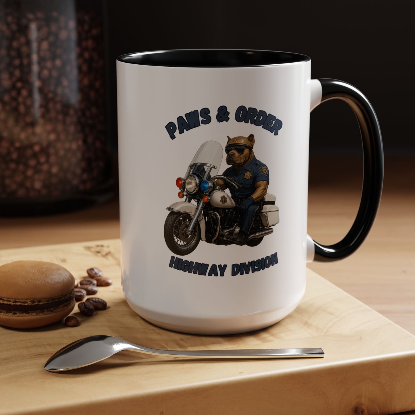 Law Dog Rider-Fantasy Dog Portraits