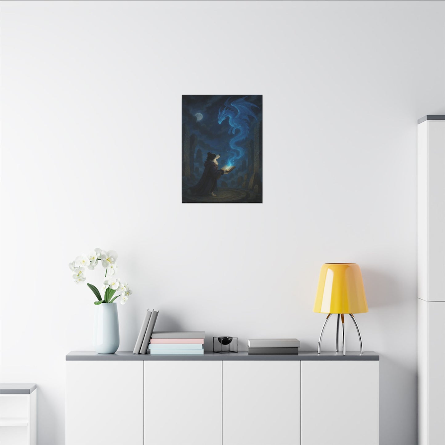 Moonlit Conjuring-Fantasy Dog Portraits - Fantasy Dog Portraits