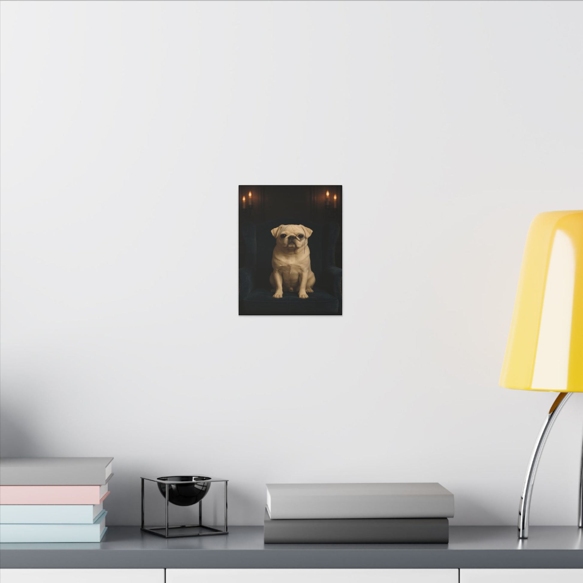 Sophisticated Pug-Fantasy Dog Portraits - Fantasy Dog Portraits