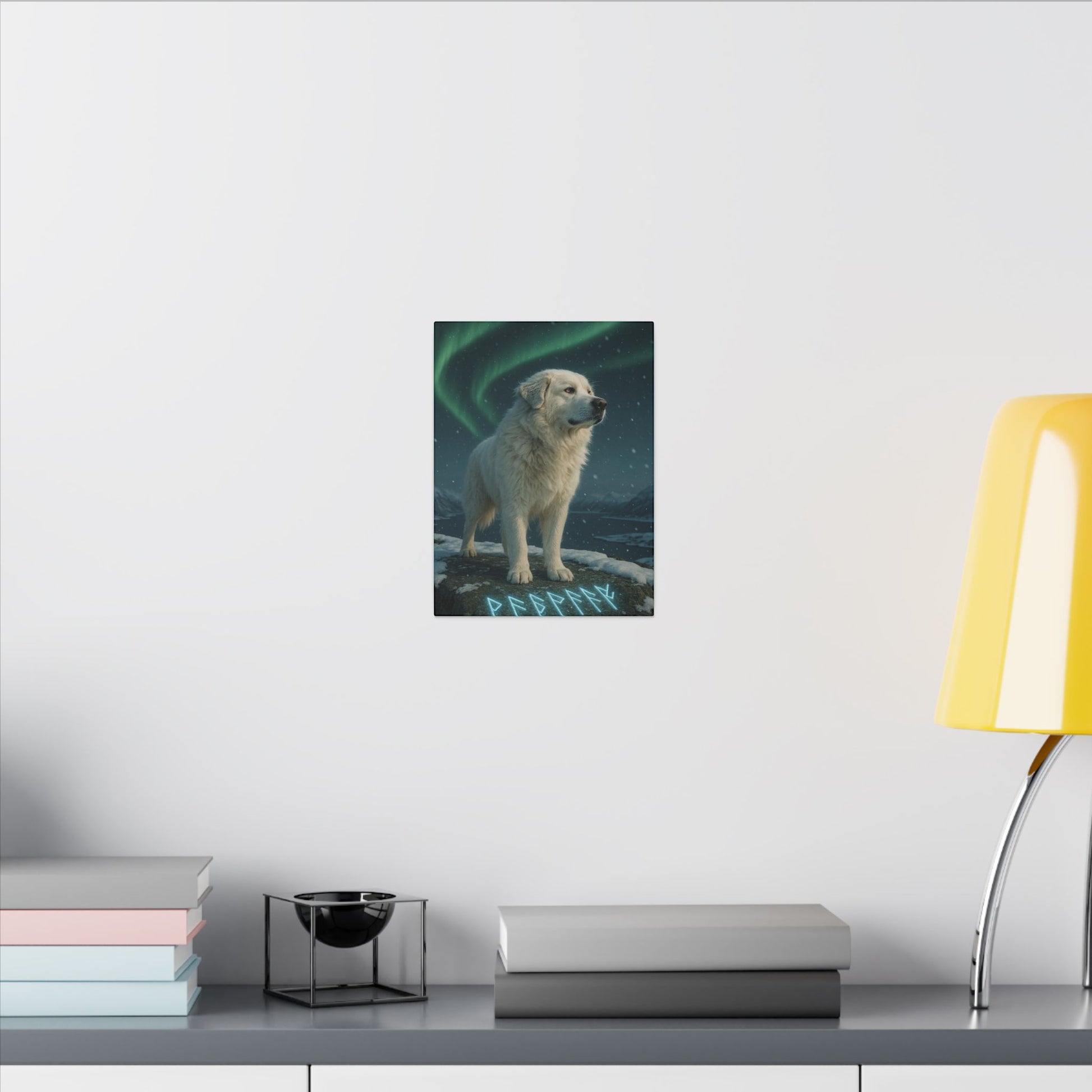Guardian of the Aurora-Fantasy Dog Portraits - Fantasy Dog Portraits