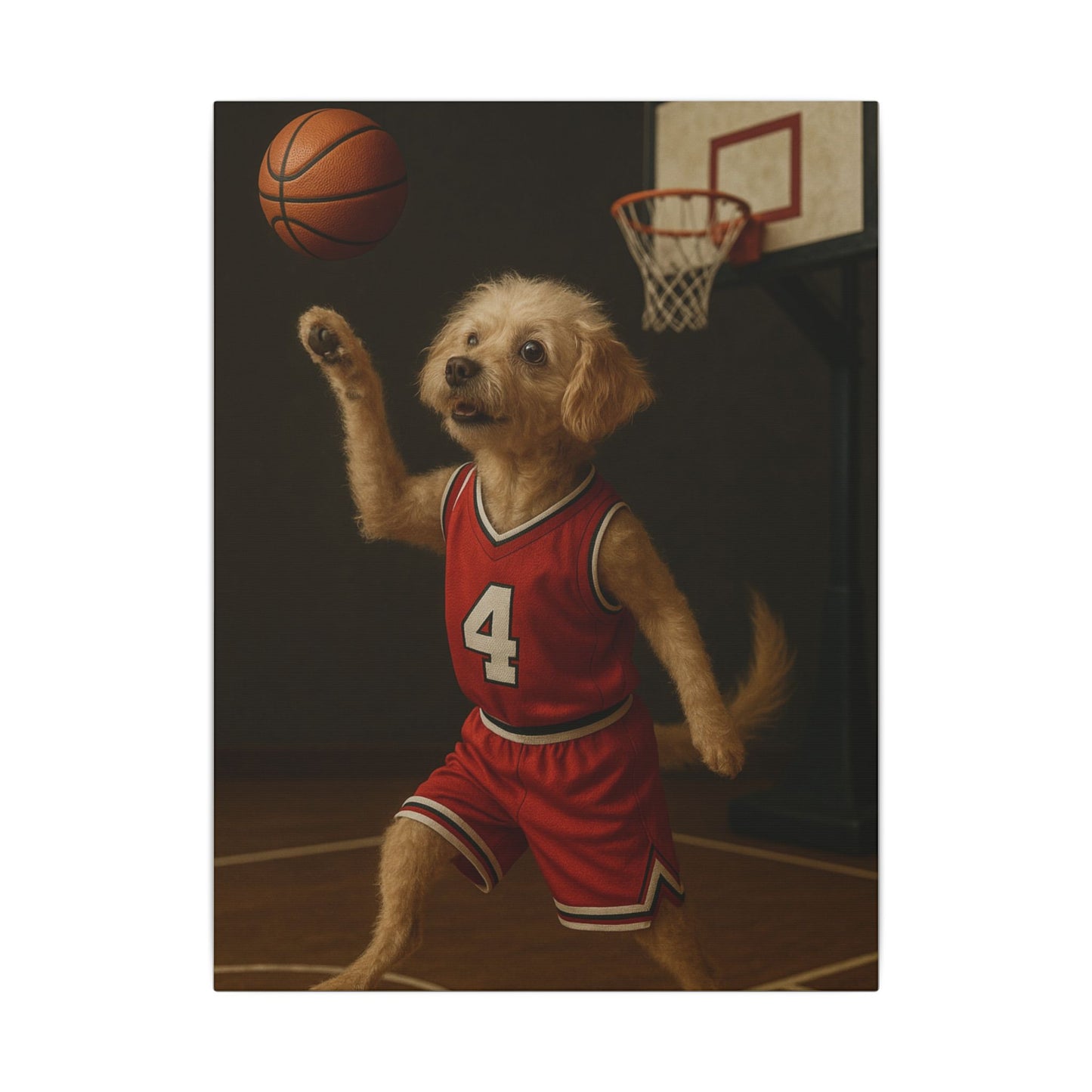 Hoops Hero-Fantasy Dog Portraits - Fantasy Dog Portraits