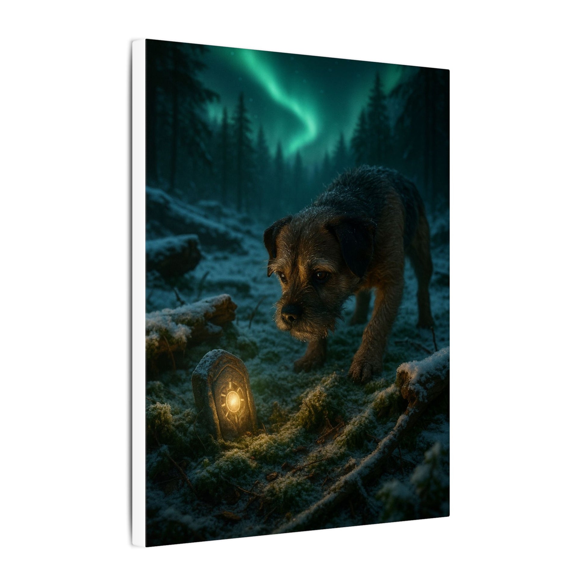 Guardian of the Frost-Fantasy Dog Portraits - Fantasy Dog Portraits