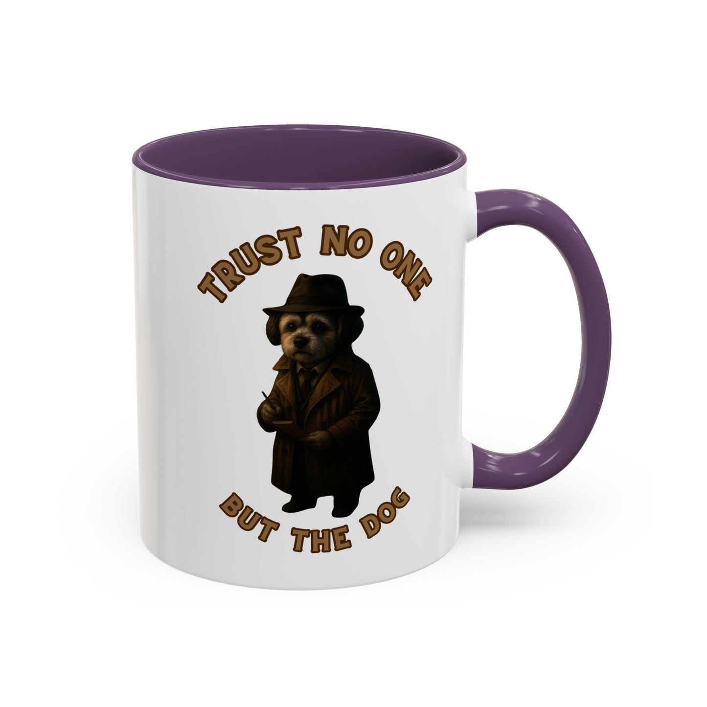 Accent Coffee Mug - Motivational Drinkware for Inspiration, Gift for Friends, Office Decor, Cozy Mornings, Unique Coffee Gift - Fantasy Dog Portraits