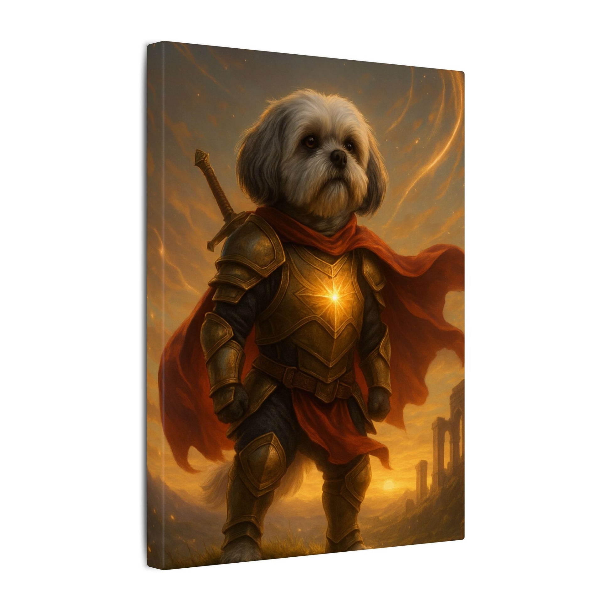 Shih Tzu Sentinel-Fantasy Dog Portraits - Fantasy Dog Portraits