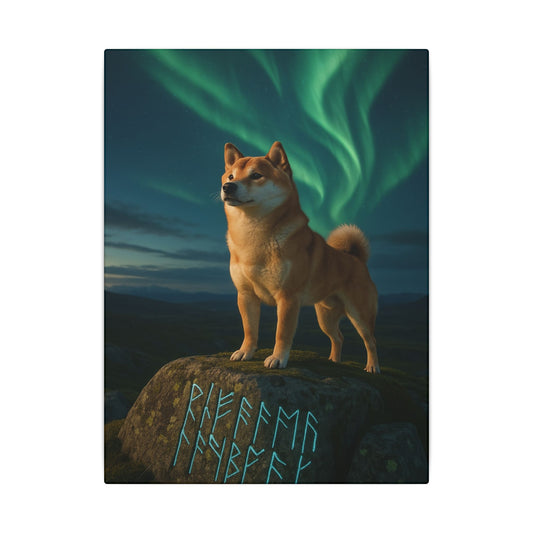 Guardian of the Northern Lights-Fantasy Dog Portraits - Fantasy Dog Portraits