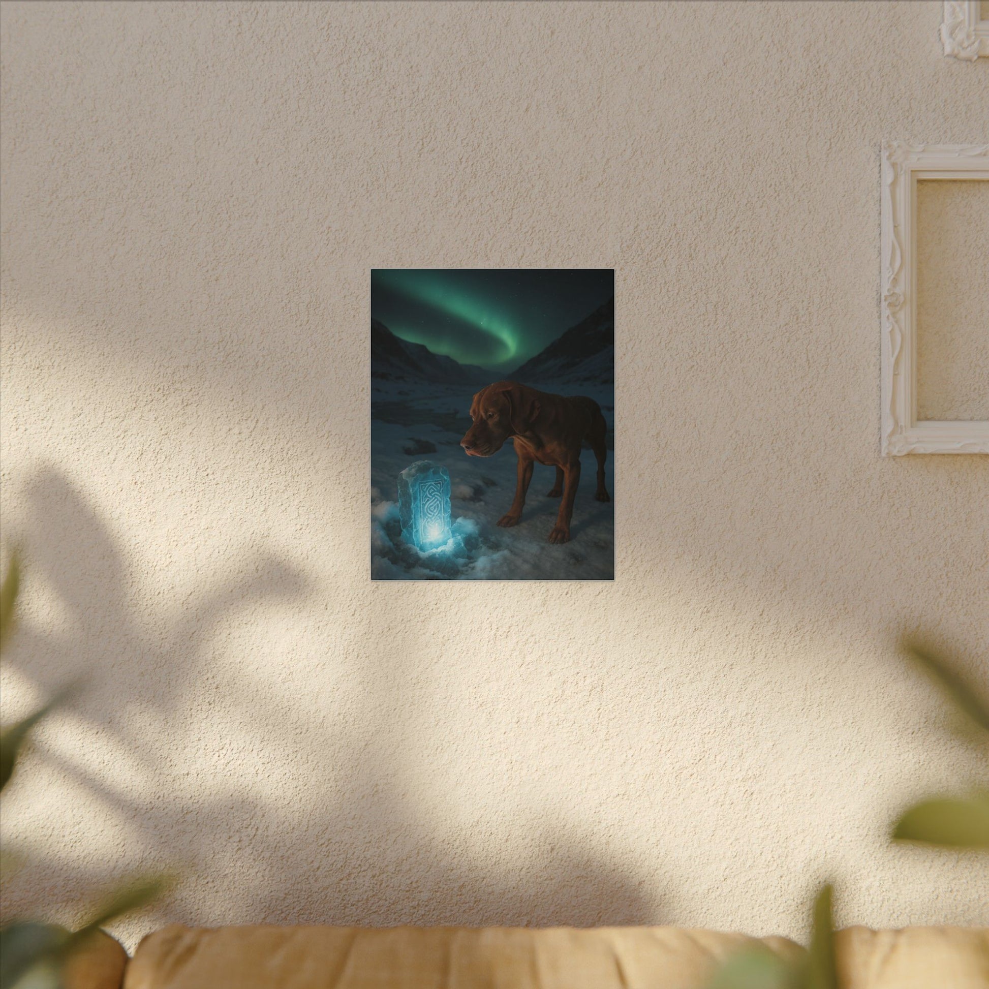 Guardian of the Arctic Monolith-Fantasy Dog Portraits - Fantasy Dog Portraits