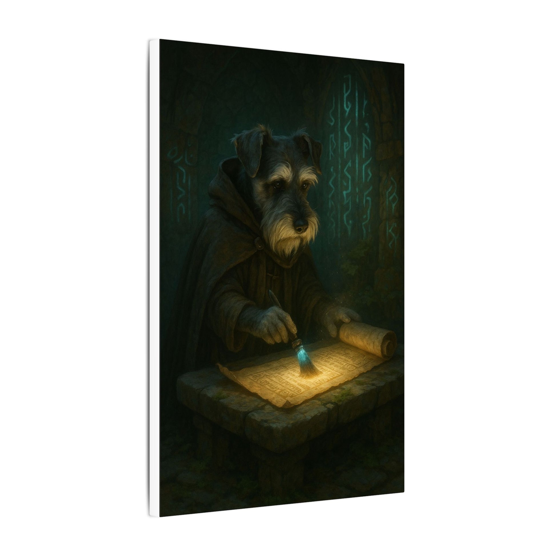 The Mystic Scribe-Fantasy Dog Portraits - Fantasy Dog Portraits