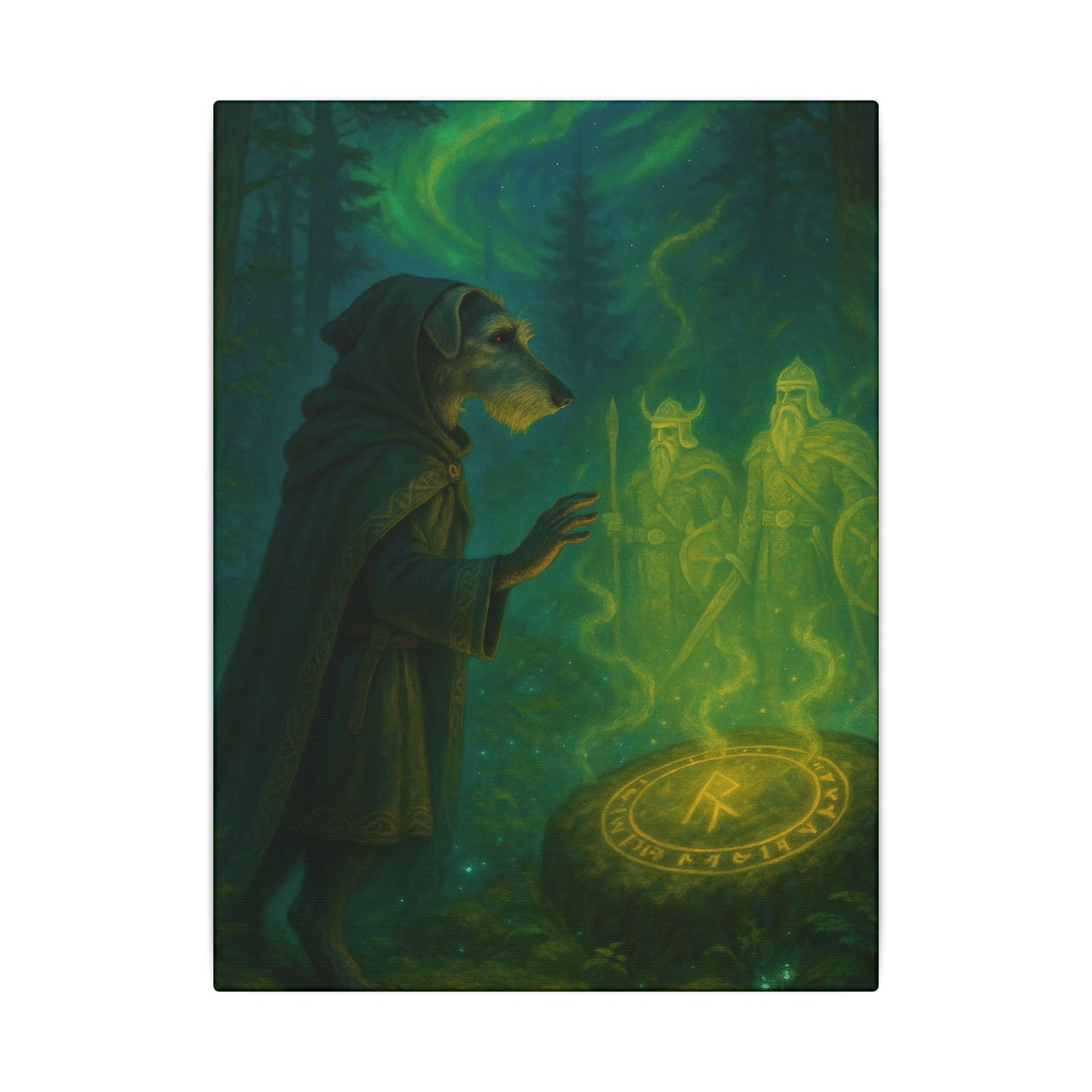 Runic Summons-Fantasy Dog Portraits - Fantasy Dog Portraits