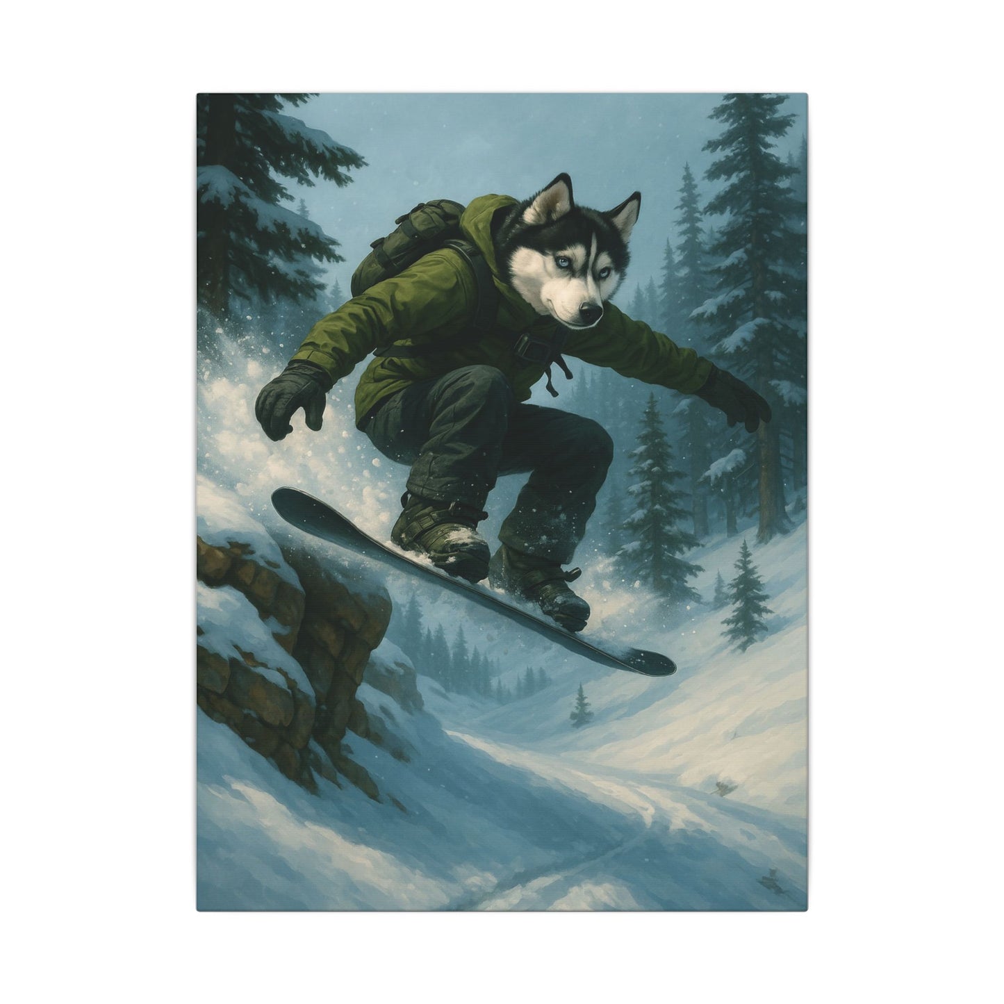 Snowbound Adventure-Fantasy Dog Portraits - Fantasy Dog Portraits