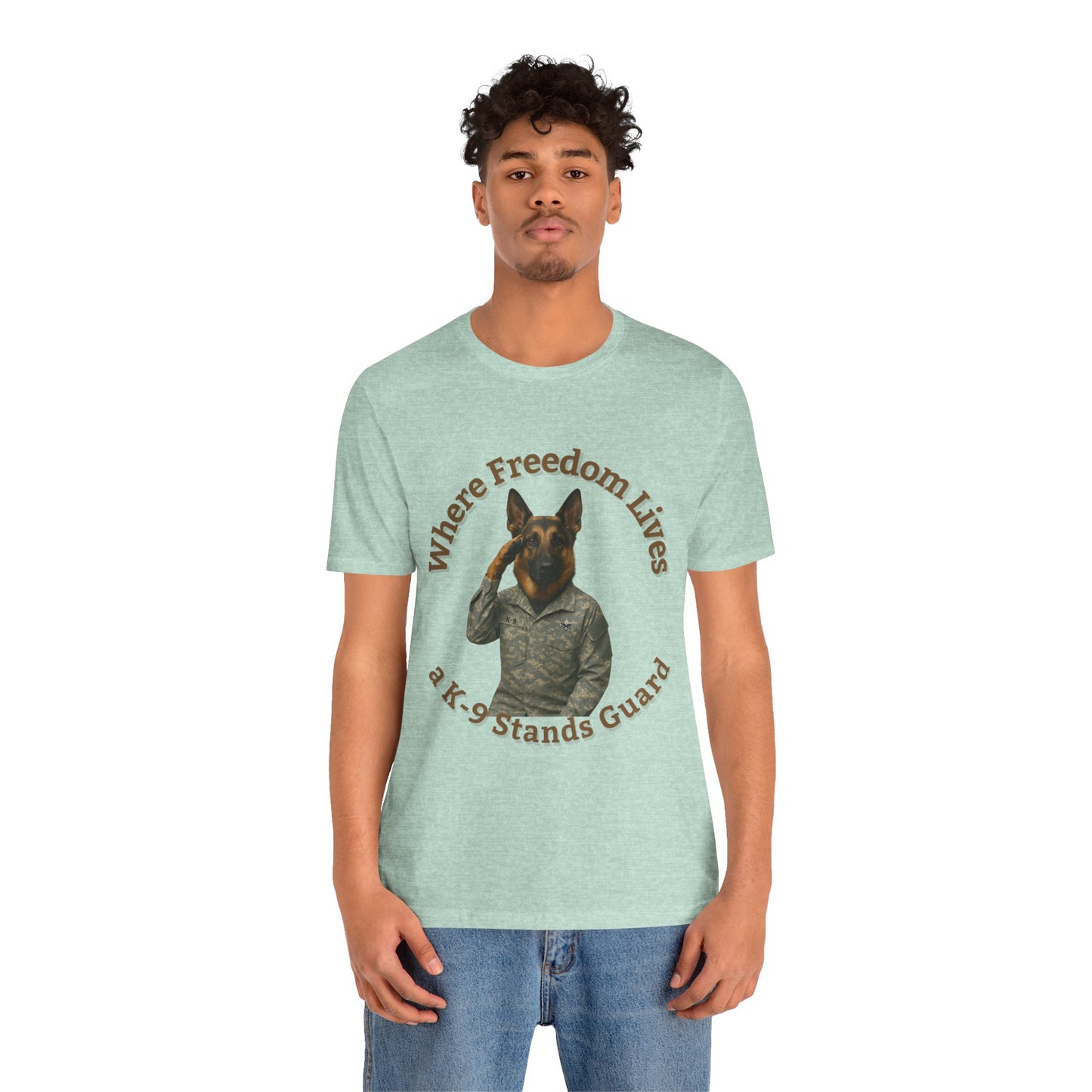 Air Force Dog Tee - Fantasy Dog Portraits