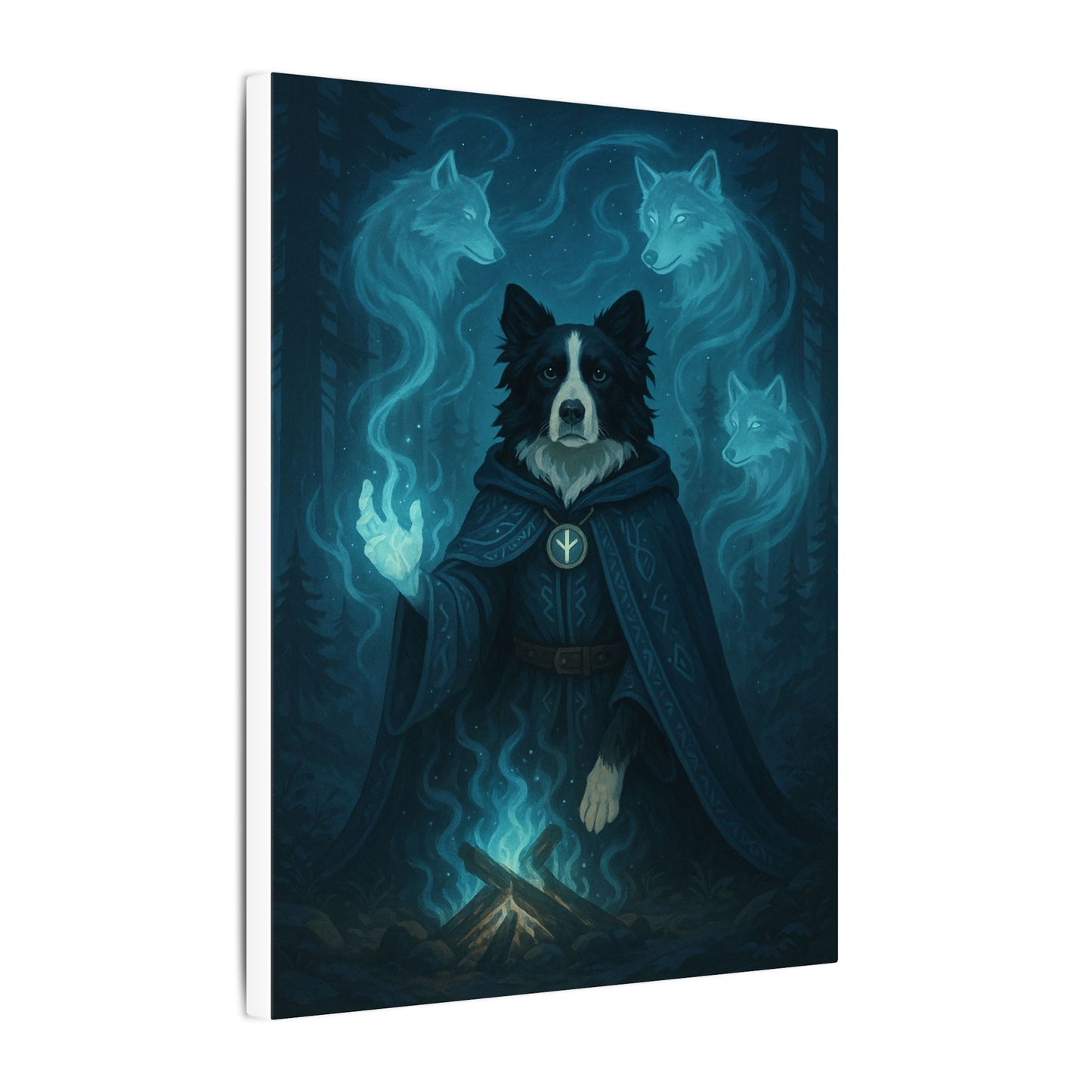 Mystical Canine Guardian-Fantasy Dog Portraits - Fantasy Dog Portraits