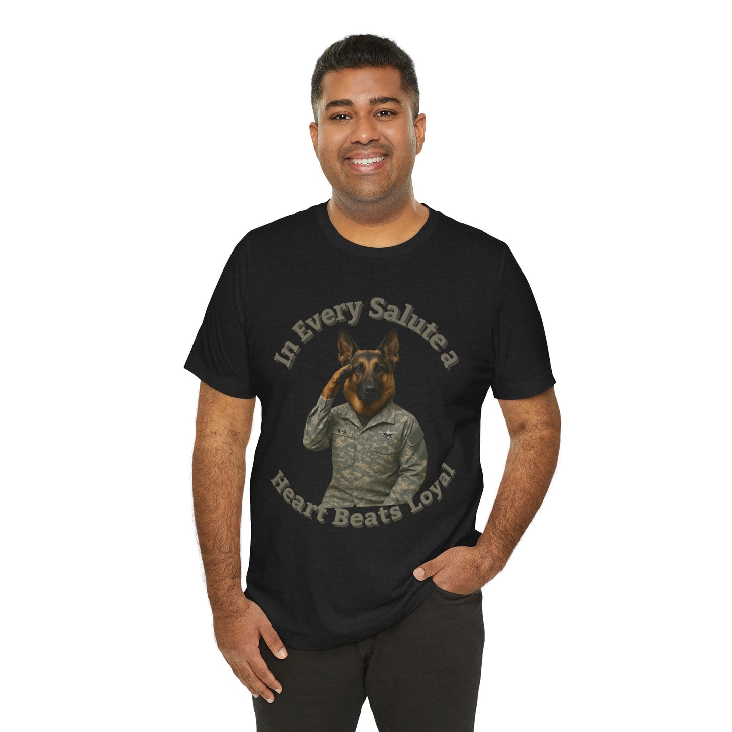 Air Force Dog Unisex Tee - Fantasy Dog Portraits