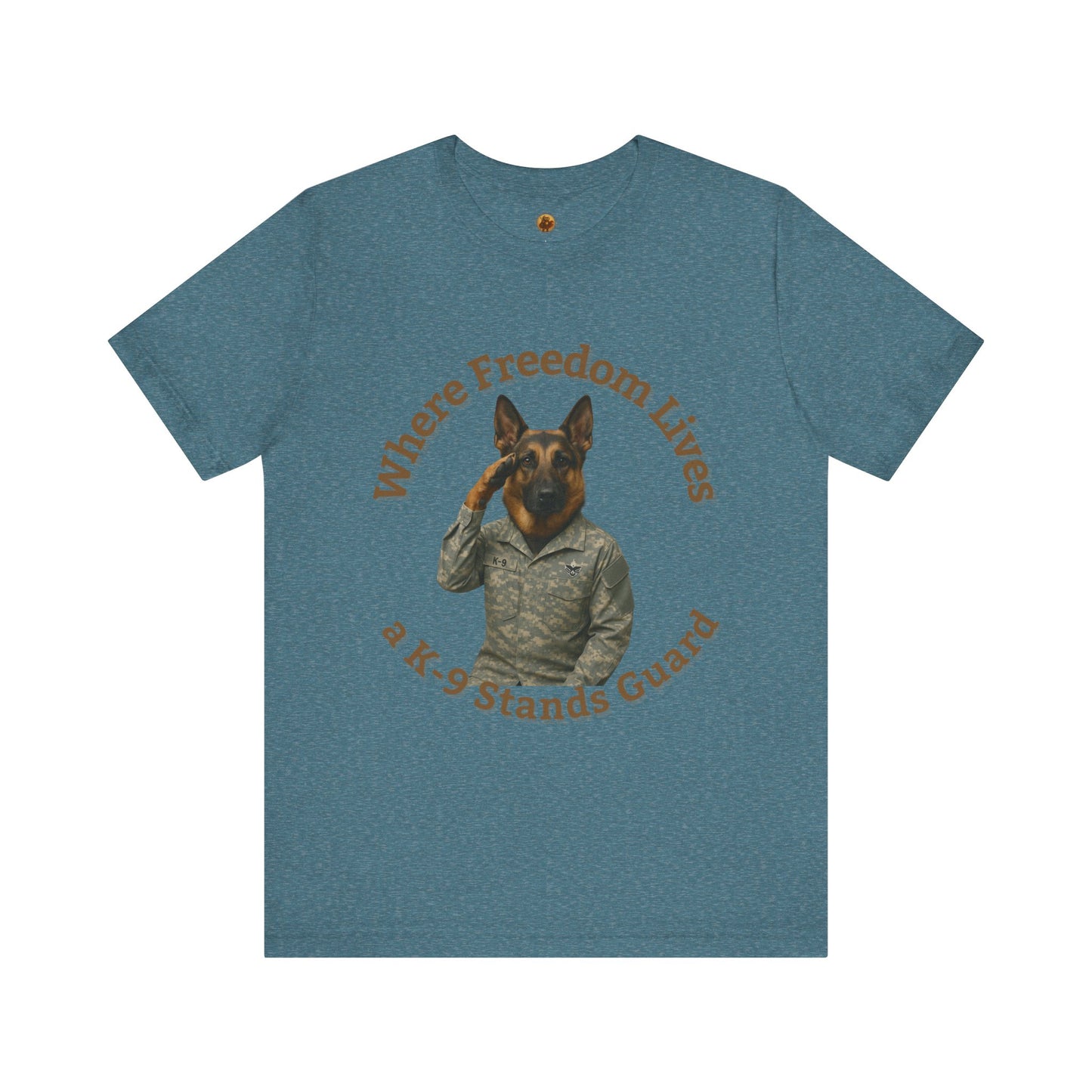 Air Force Dog Tee - Fantasy Dog Portraits