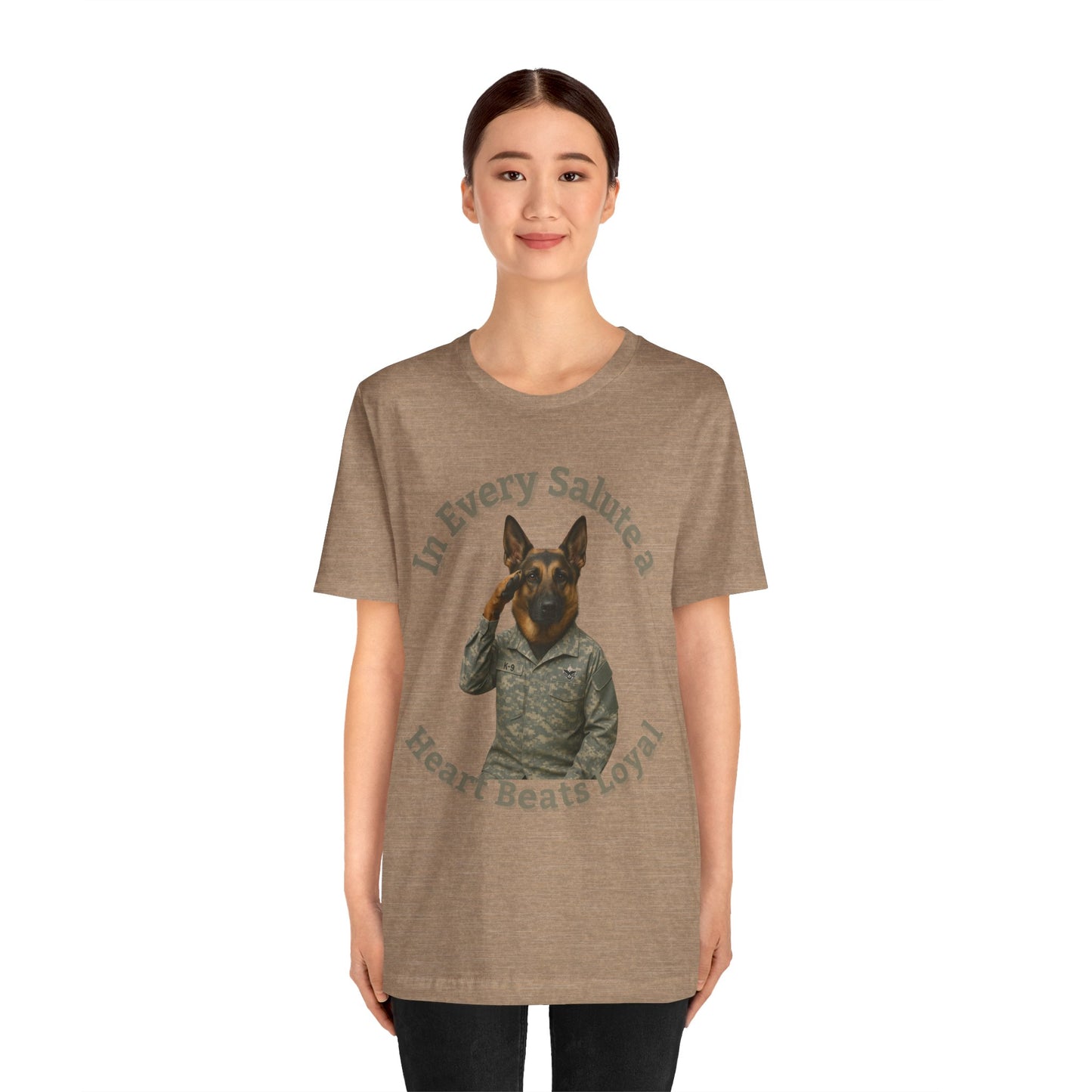 Air Force Dog Unisex Tee - Fantasy Dog Portraits