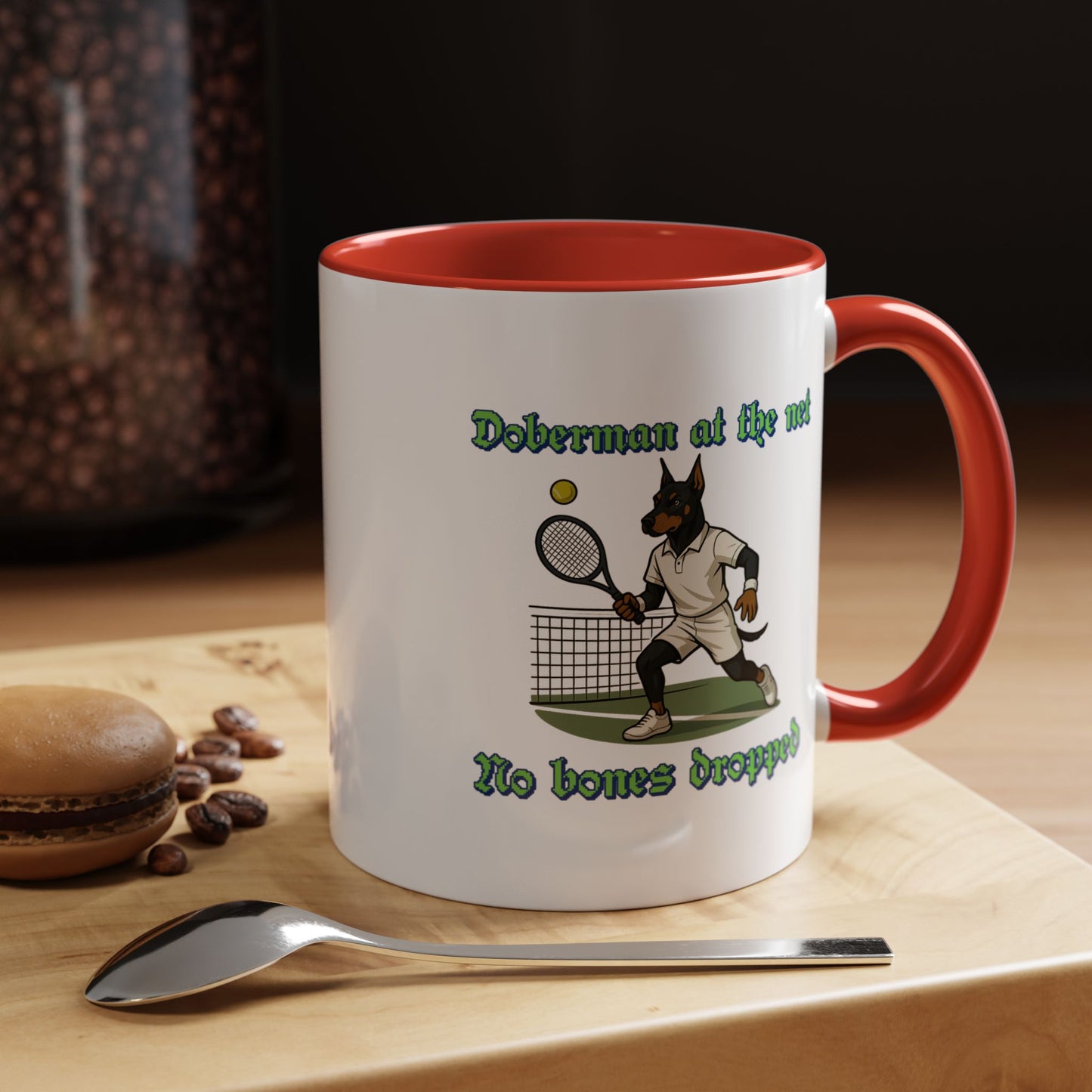 Doberman at the Net-Fantasy Dog Portraits
