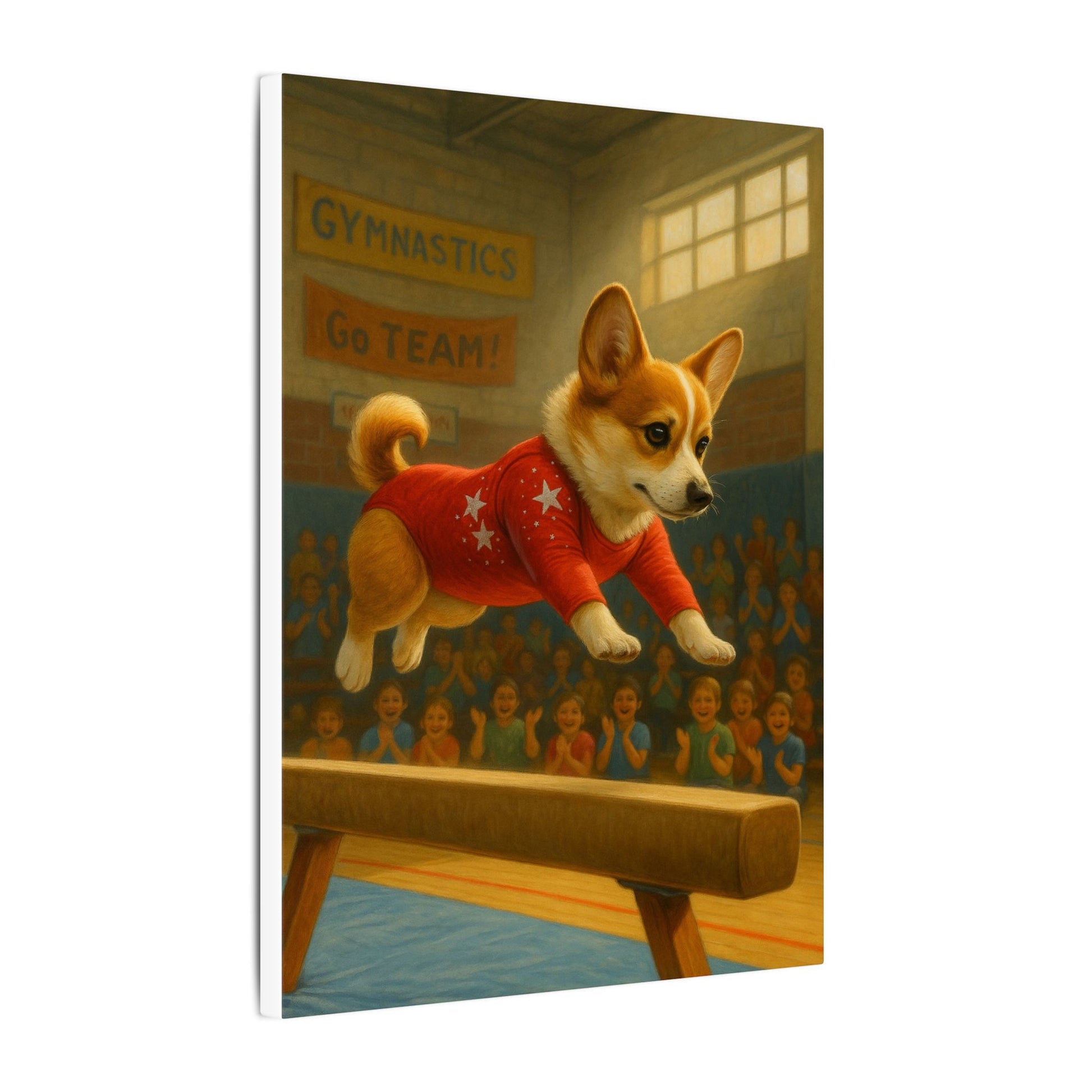 Corgi Gymnastics-Fantasy Dog Portraits - Fantasy Dog Portraits