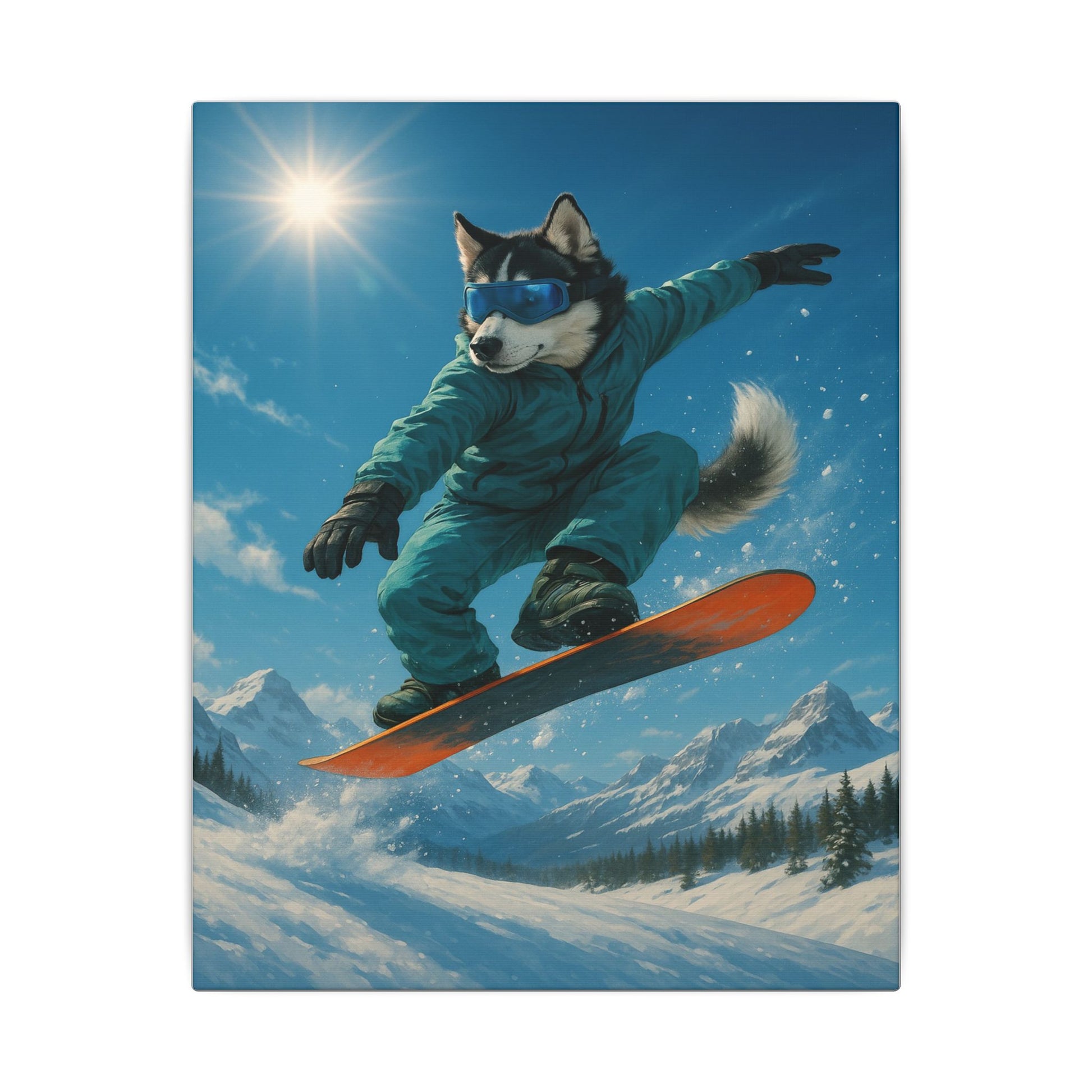 Husky Shred-Fantasy Dog Portraits - Fantasy Dog Portraits
