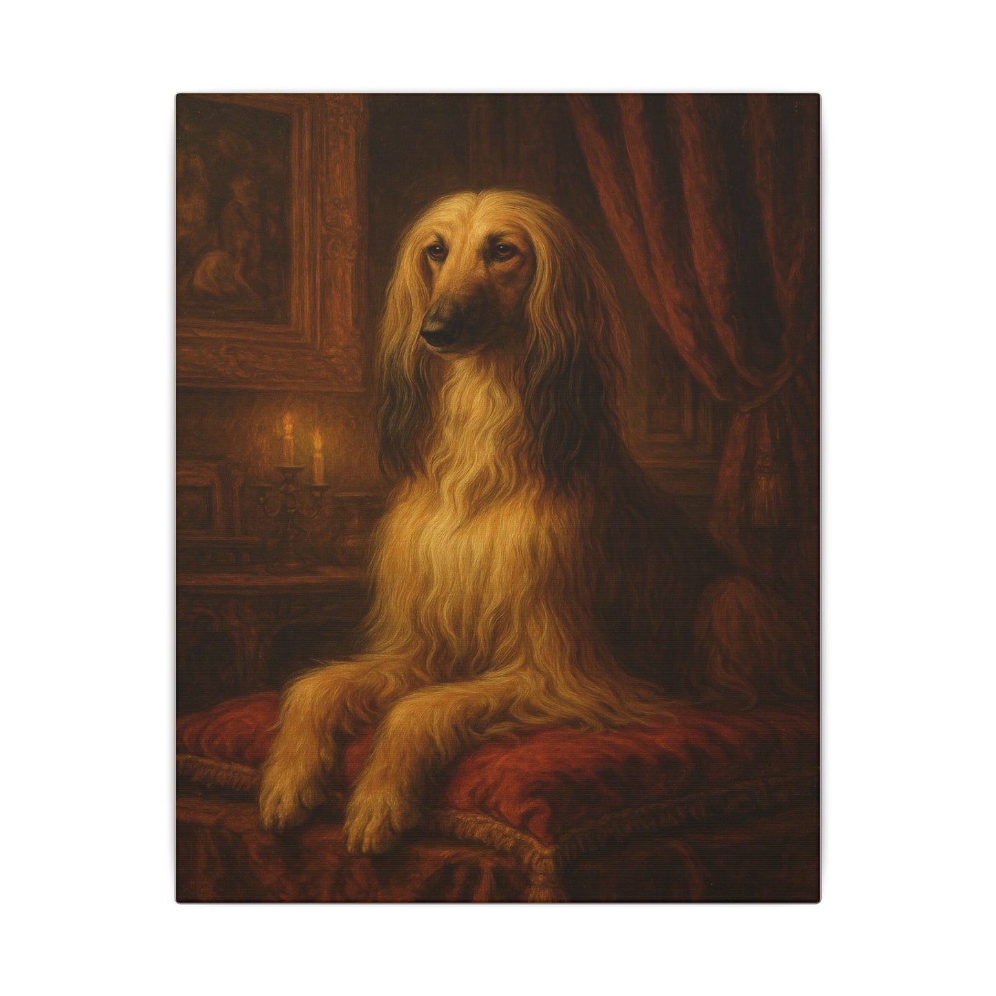 Regal Afghan-Fantasy Dog Portraits - Fantasy Dog Portraits