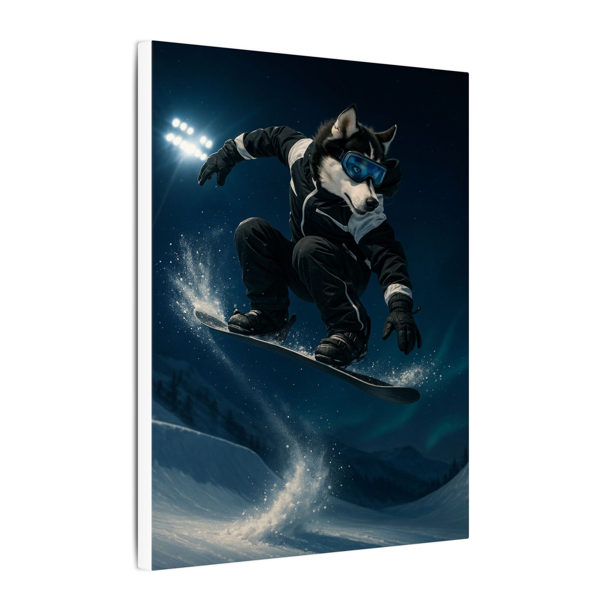 Husky Boarder-Fantasy Dog Portraits - Fantasy Dog Portraits