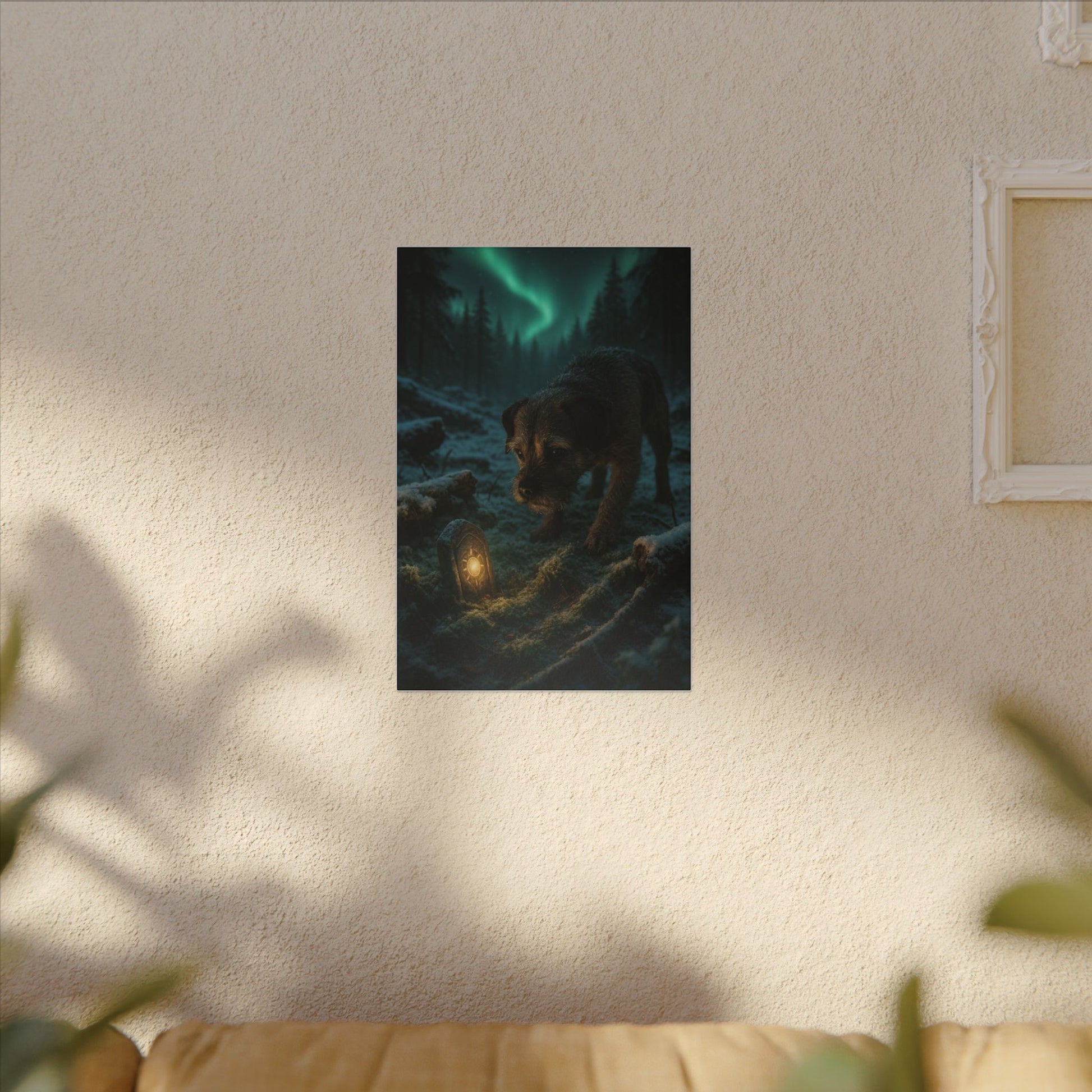 Guardian of the Frost-Fantasy Dog Portraits - Fantasy Dog Portraits