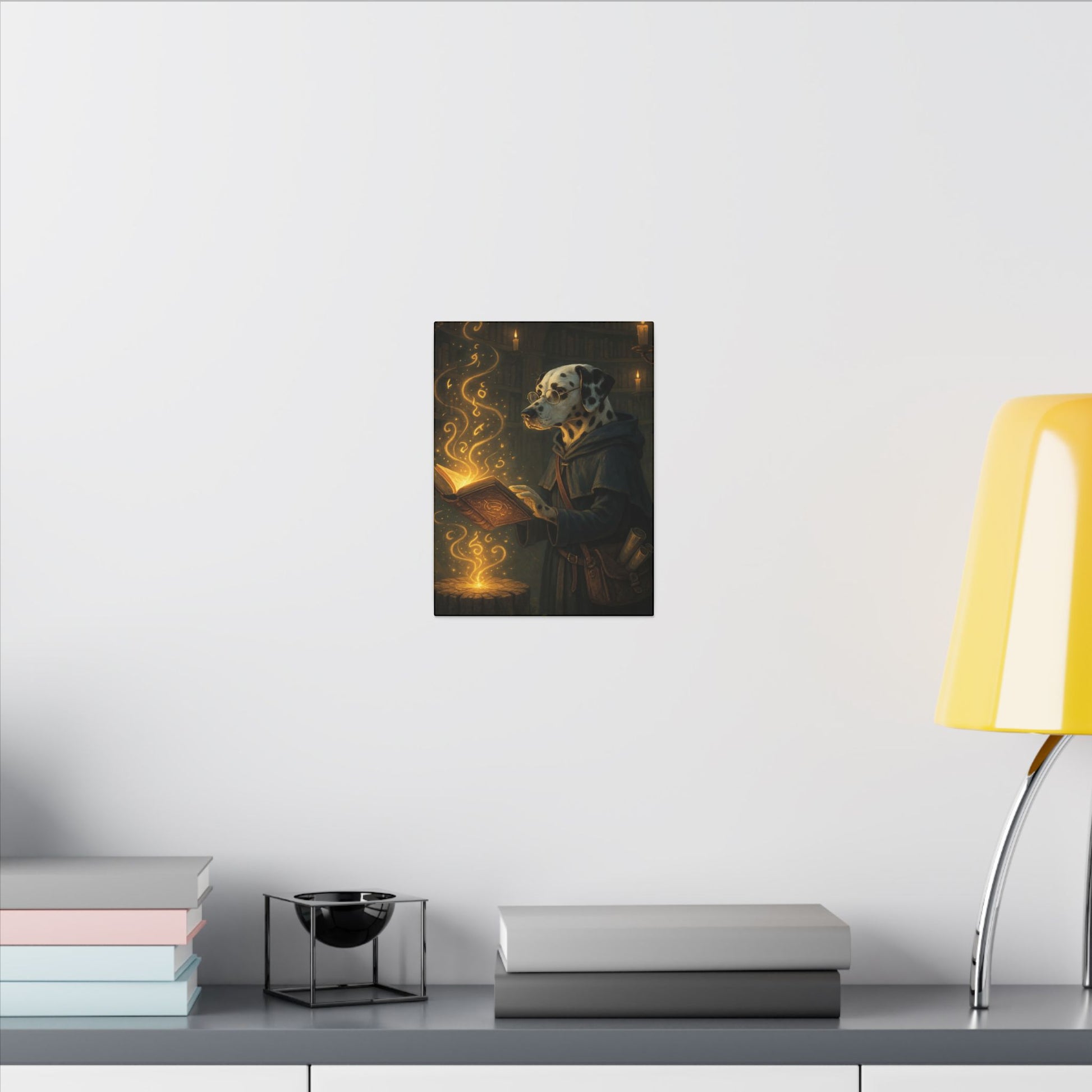 Studious Canine Wizard-Fantasy Dog Portraits - Fantasy Dog Portraits