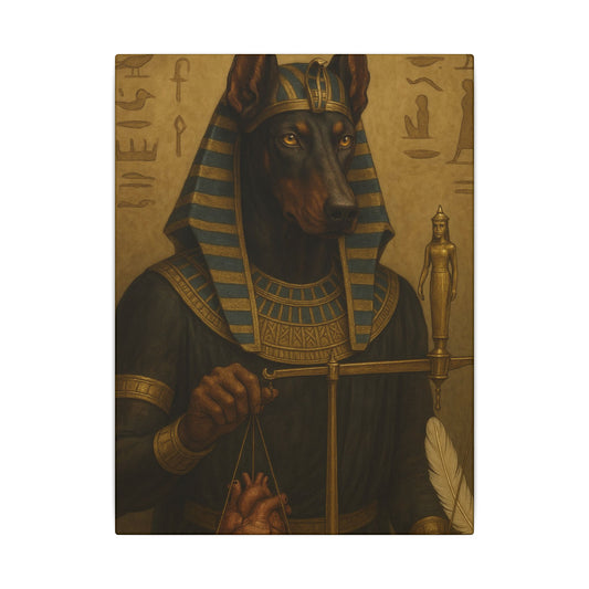 Anubis: Scales of Eternal Judgment-Fantasy Dog Portraits - Fantasy Dog Portraits