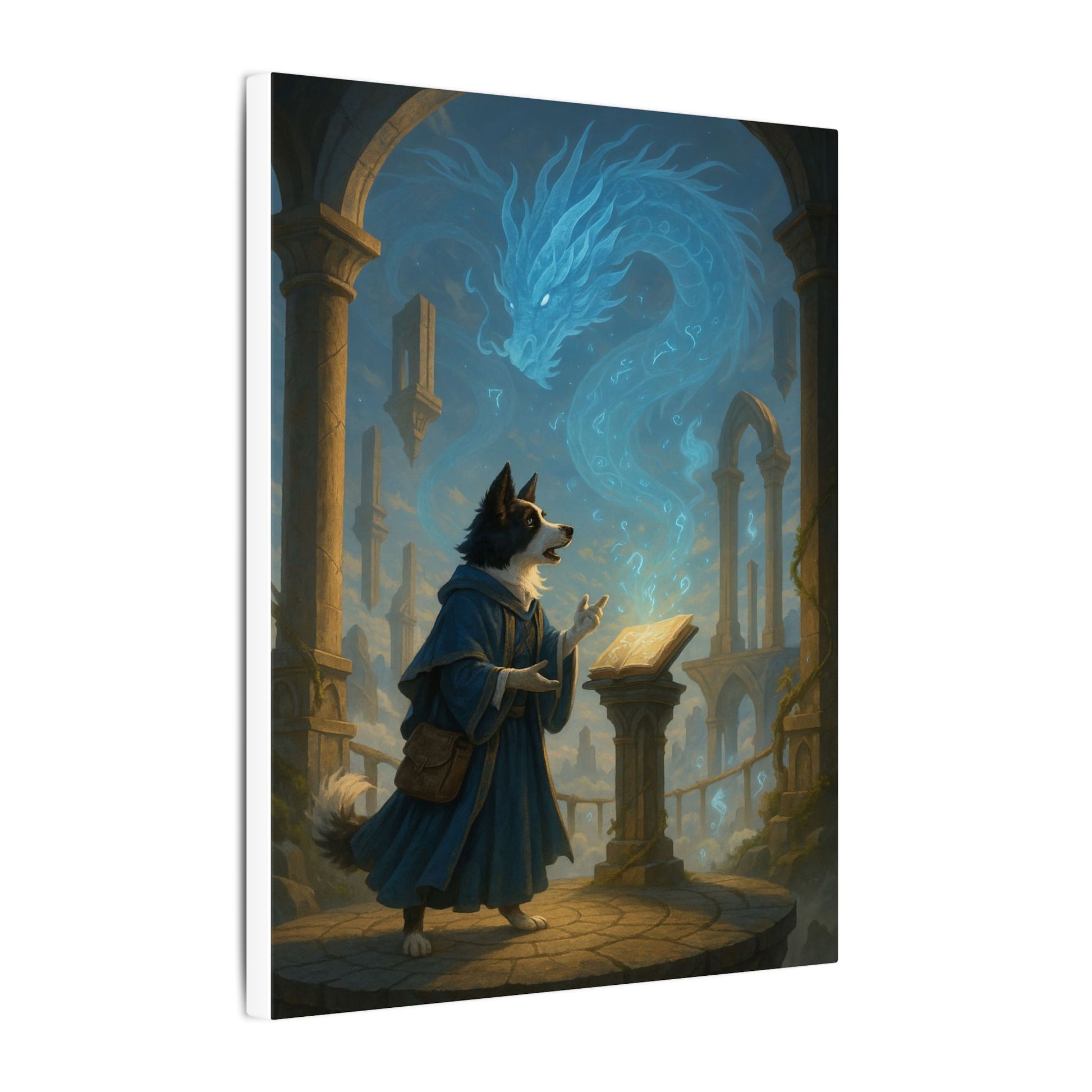Mystic Canine Conjurer-Fantasy Dog Portraits - Fantasy Dog Portraits
