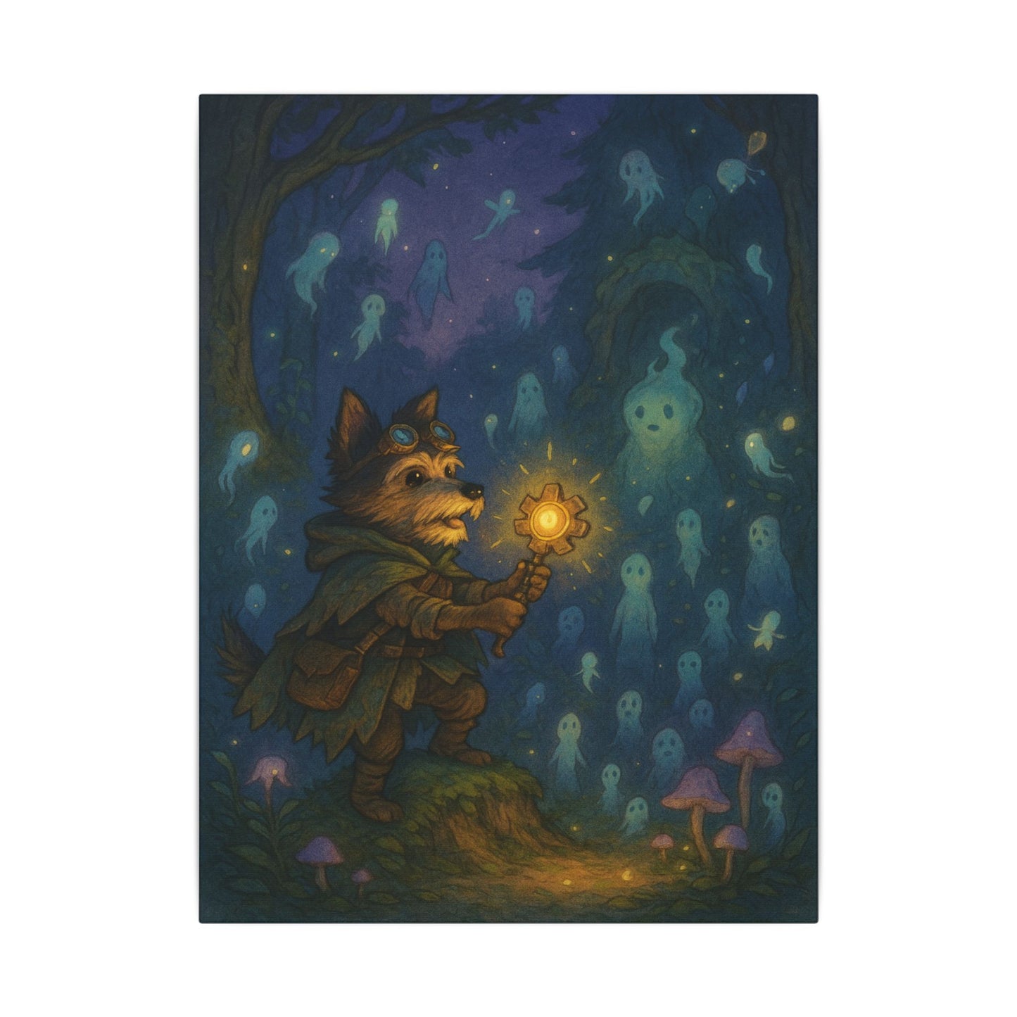 Spectral Guardian-Fantasy Dog Portraits - Fantasy Dog Portraits
