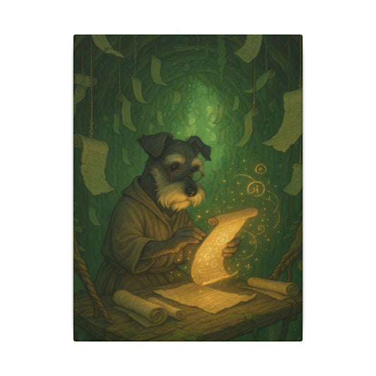 Canine Scholar-Fantasy Dog Portraits - Fantasy Dog Portraits