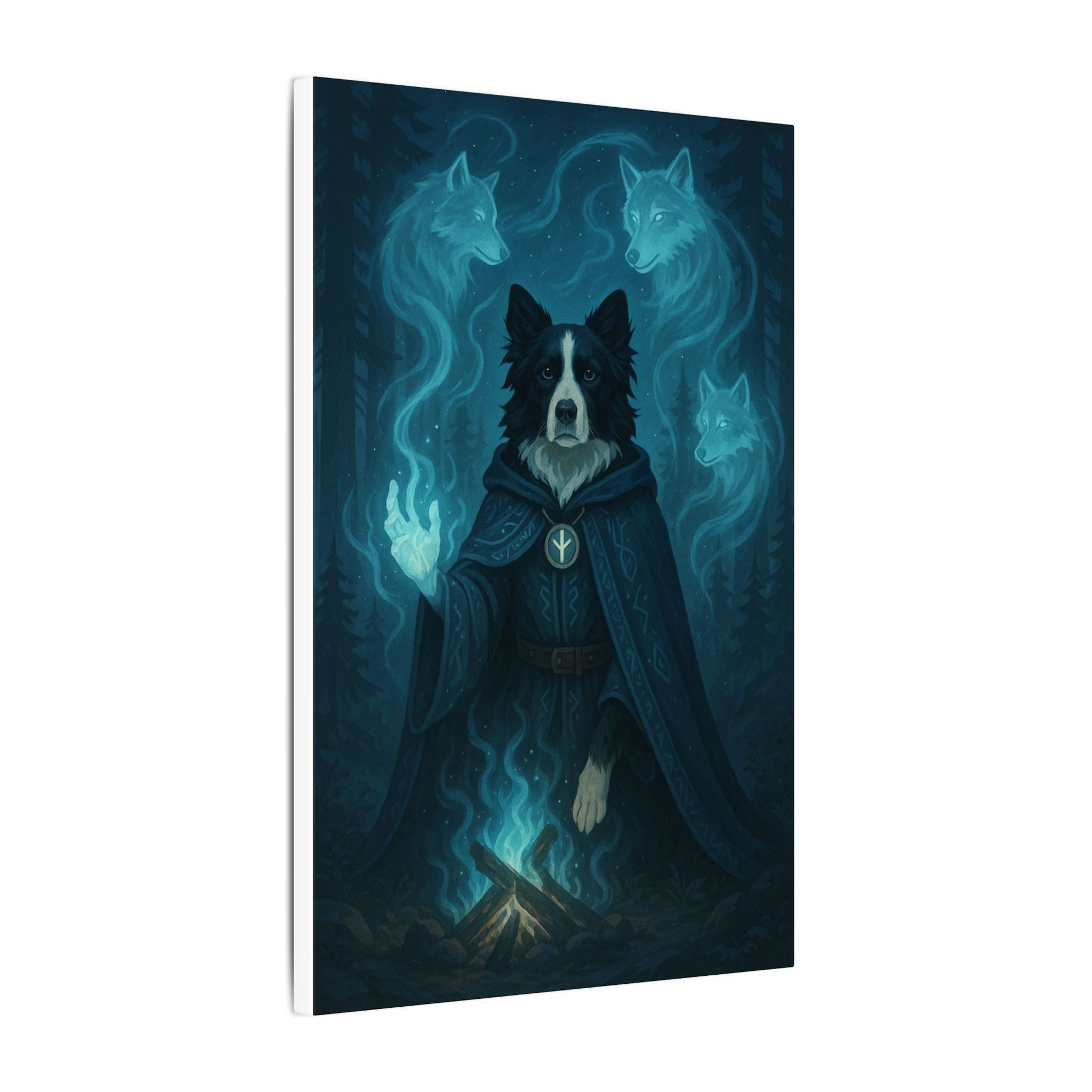 Mystical Canine Guardian-Fantasy Dog Portraits - Fantasy Dog Portraits