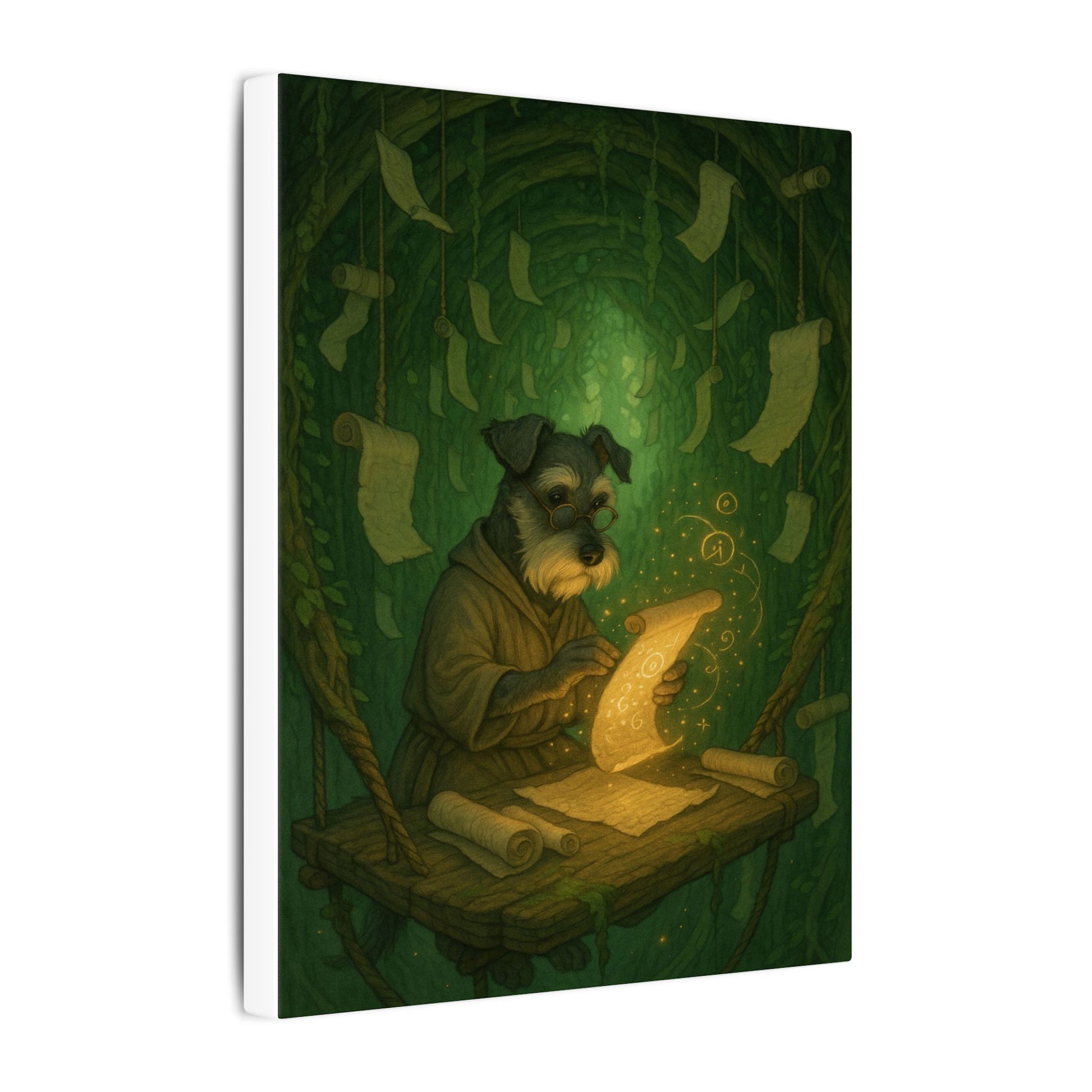 Canine Scholar-Fantasy Dog Portraits - Fantasy Dog Portraits